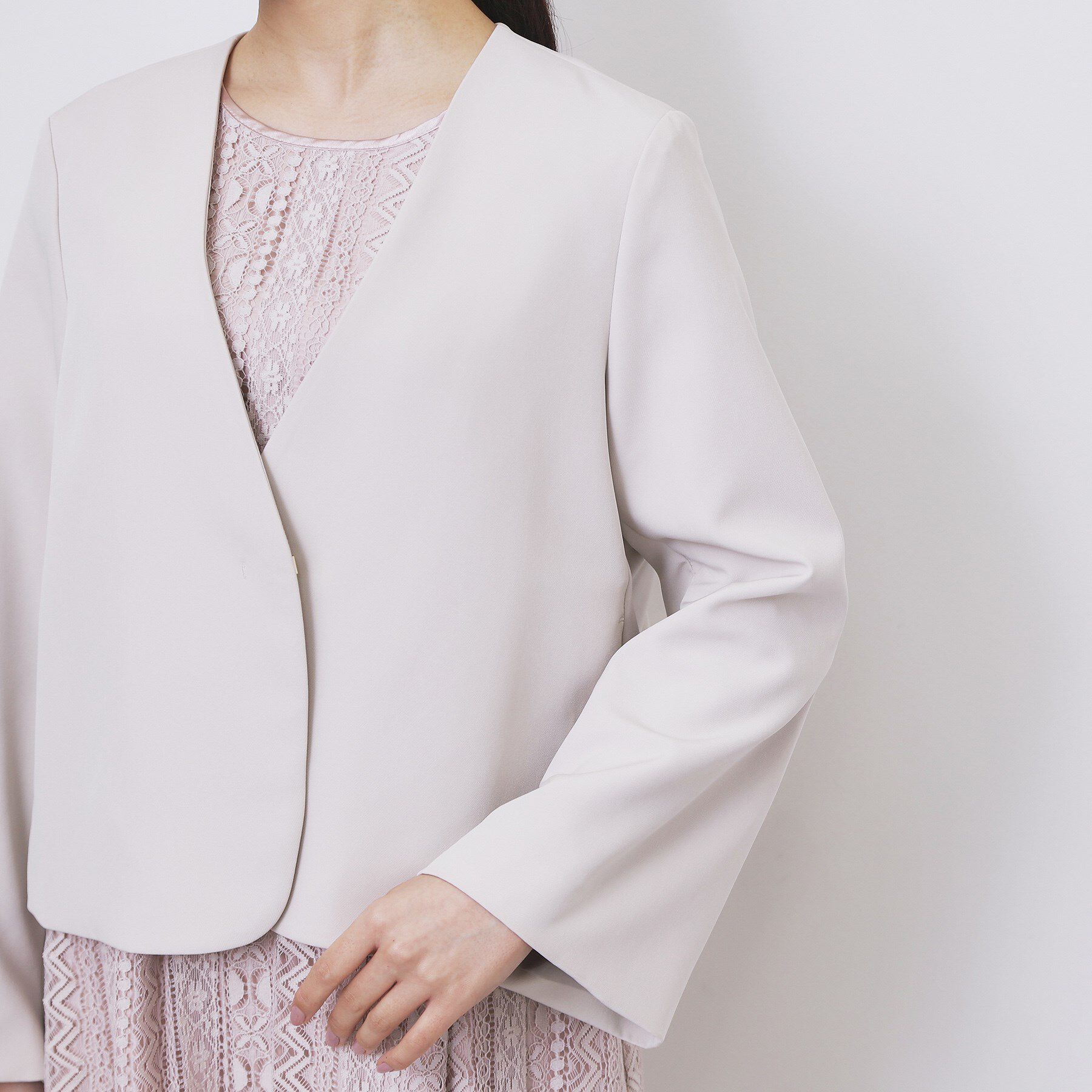 index「ノーカラージャケット【洗濯機OK】」|ノーカラージャケット|