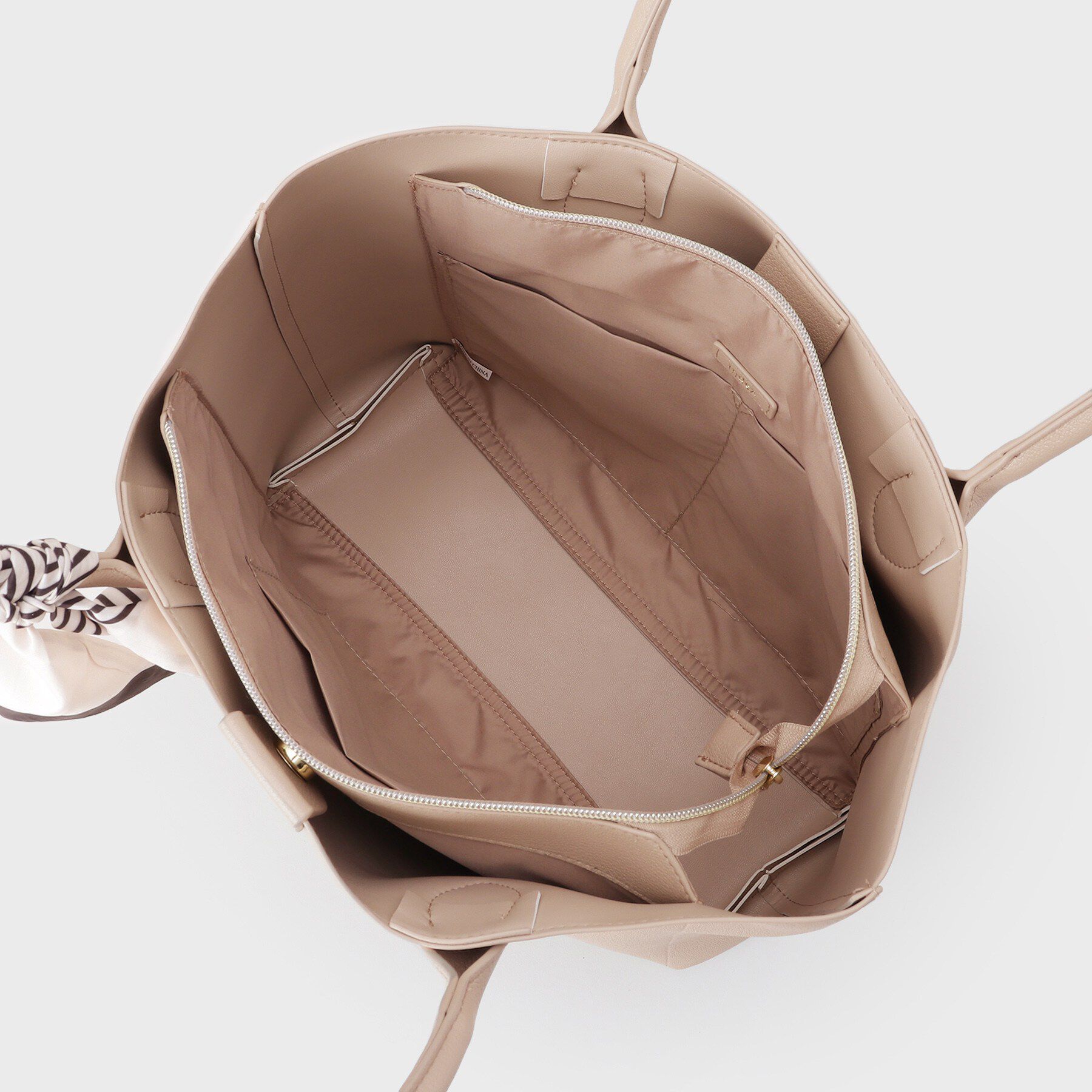 index「ストライプスカーフ付きトートバッグ【A4サイズ】」|トートバッグ|