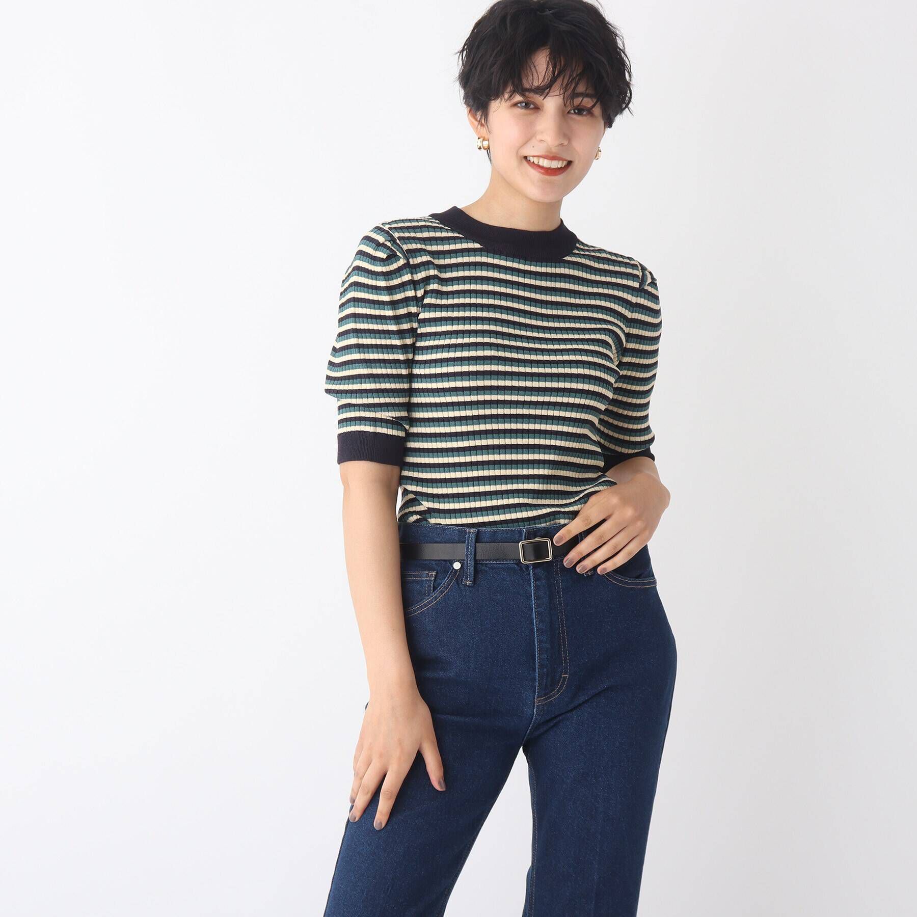 OPAQUE.CLIP「シンプルスクエアベルト」|ベルト|