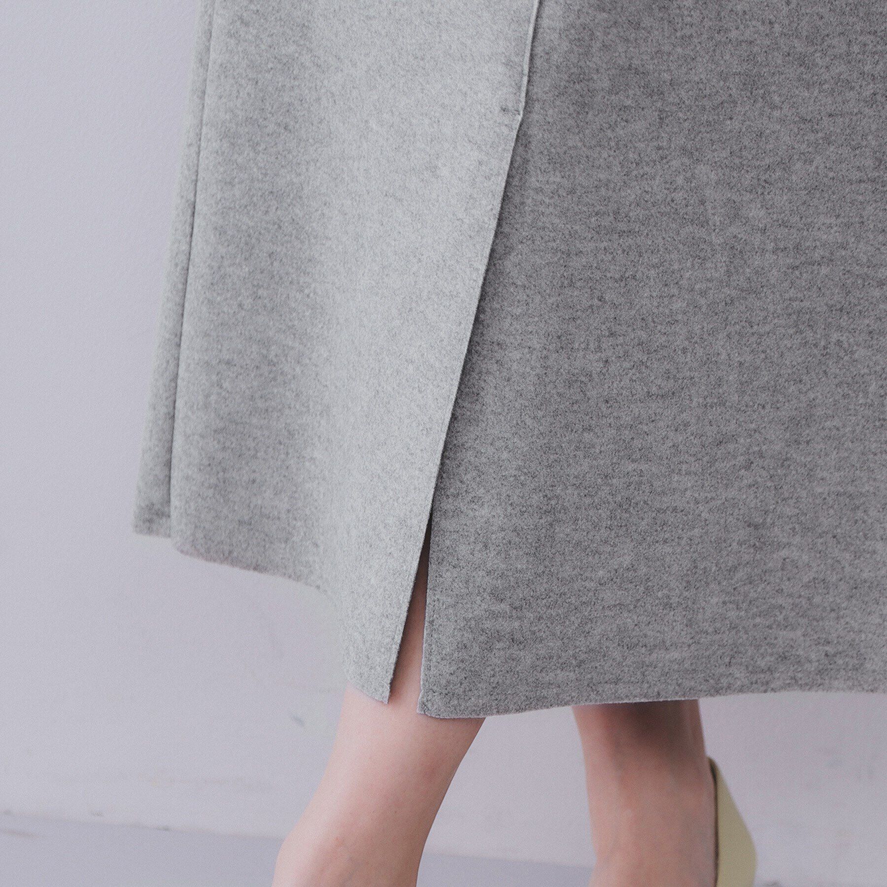 OPAQUE.CLIP「ウールライクストレッチタイトスカート【洗濯機洗い可】」|スカート|