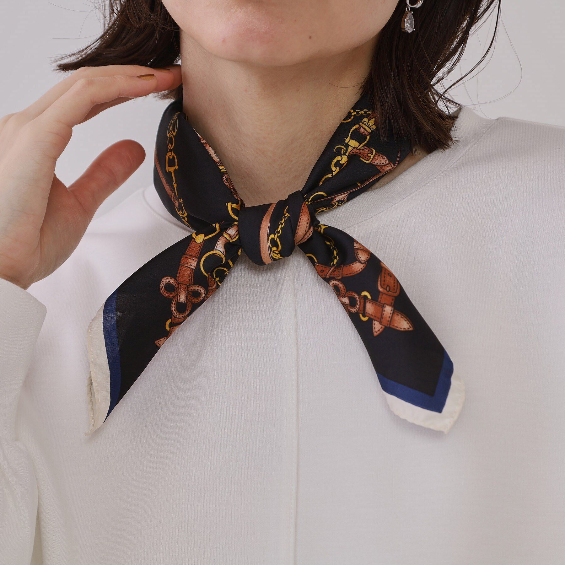 OPAQUE.CLIP「柄アソートスクエアスカーフ」|バンダナ・スカーフ|