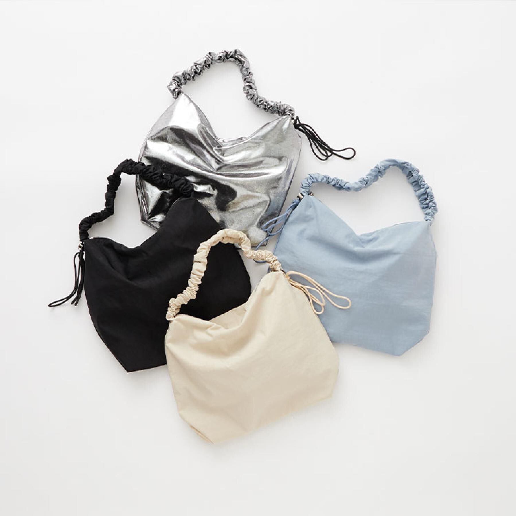 OPAQUE.CLIP「【2WAY／A4サイズ対応】ドロストギャザーフリルハンドルワンショルダーバッグ」|ショルダー・メッセンジャー|