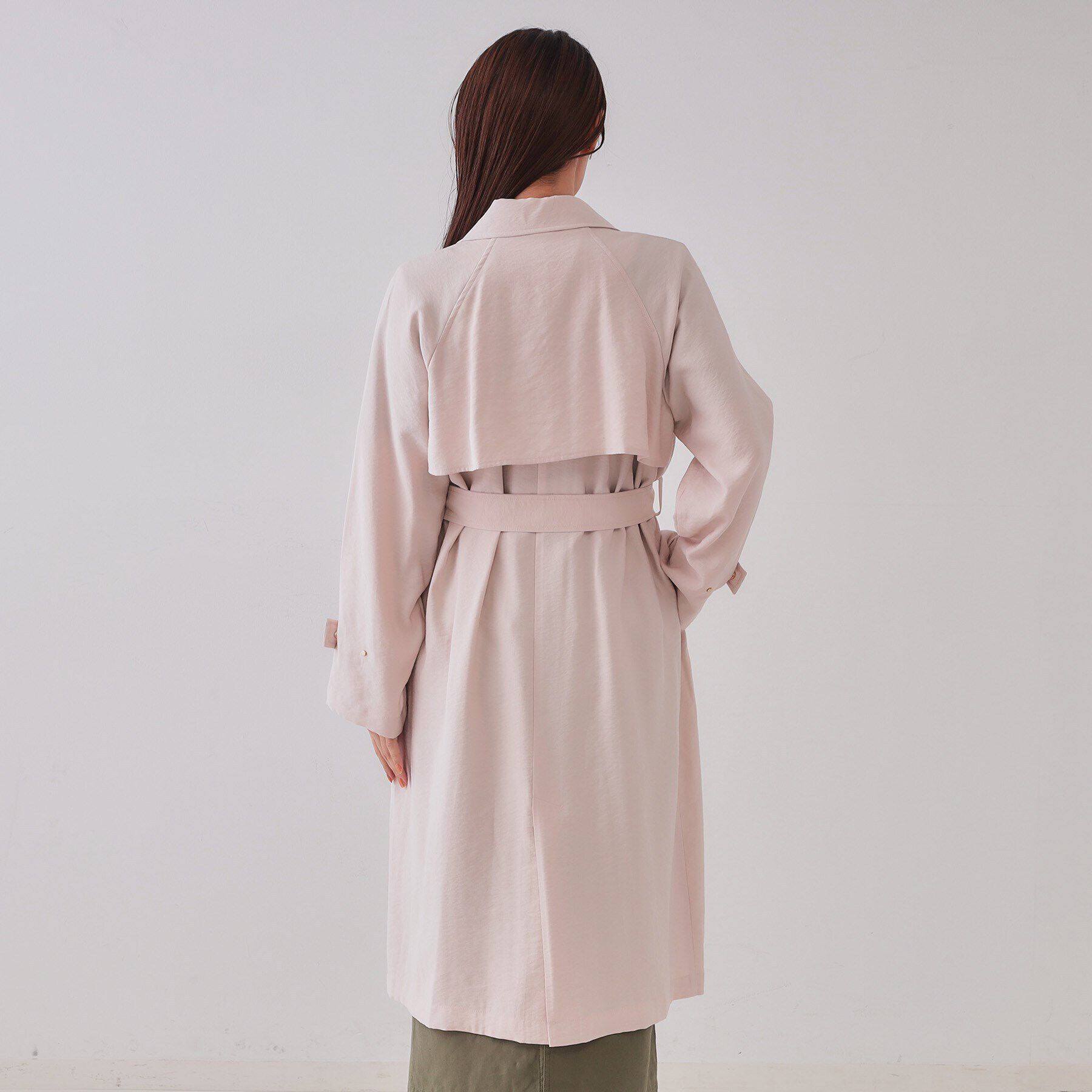 OPAQUE.CLIP「《大人百花掲載》リラクシートレンチコート【洗える】」|トレンチコート|
