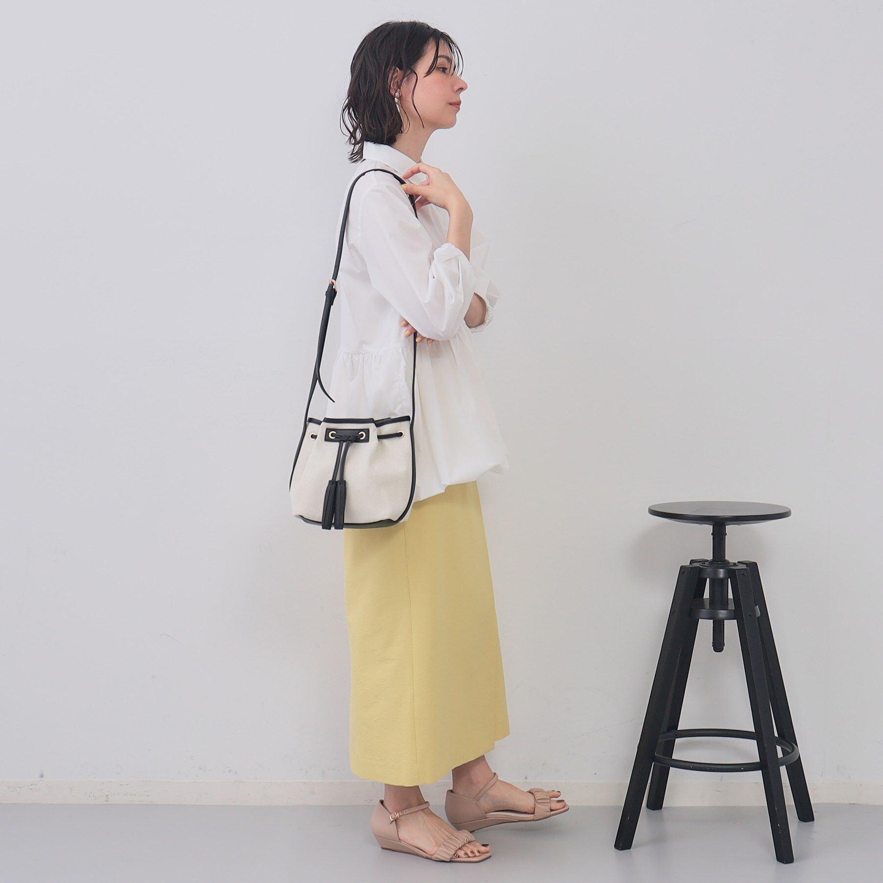 OPAQUE.CLIP「タッセル巾着デザインミニショルダーバッグ」|ショルダー・メッセンジャー|