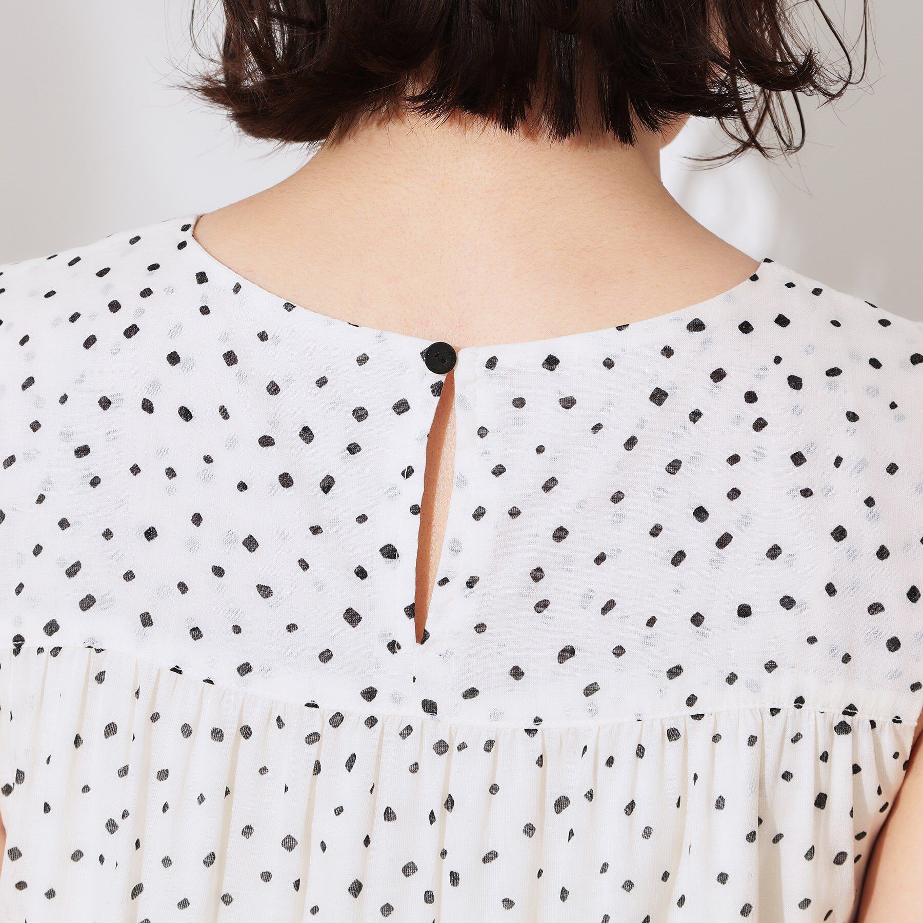 OPAQUE.CLIP「《Can Cam掲載》ティアードマキシドレス/オーガニックコットン混【洗濯機洗い可】」|ワンピース|