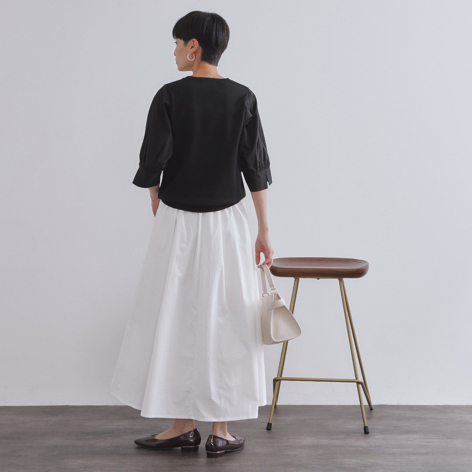 OPAQUE.CLIP「ドッキングスリーブニット【洗濯機洗い可/抗ピル】」|ニット・セーター|