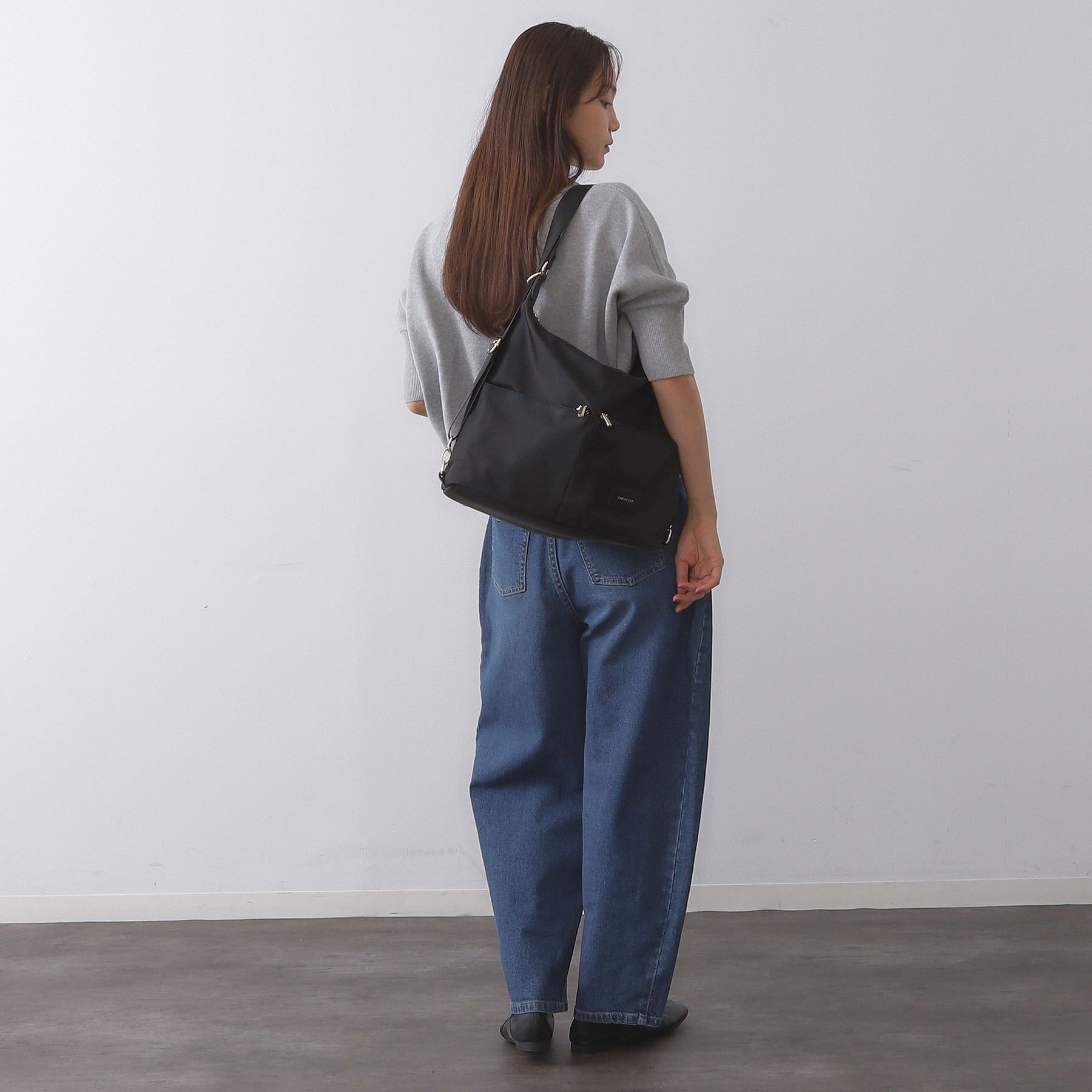 OPAQUE.CLIP「【3WAY/A4サイズ対応】リュックにもなるナイロンショルダーバッグ」|ショルダー・メッセンジャー|