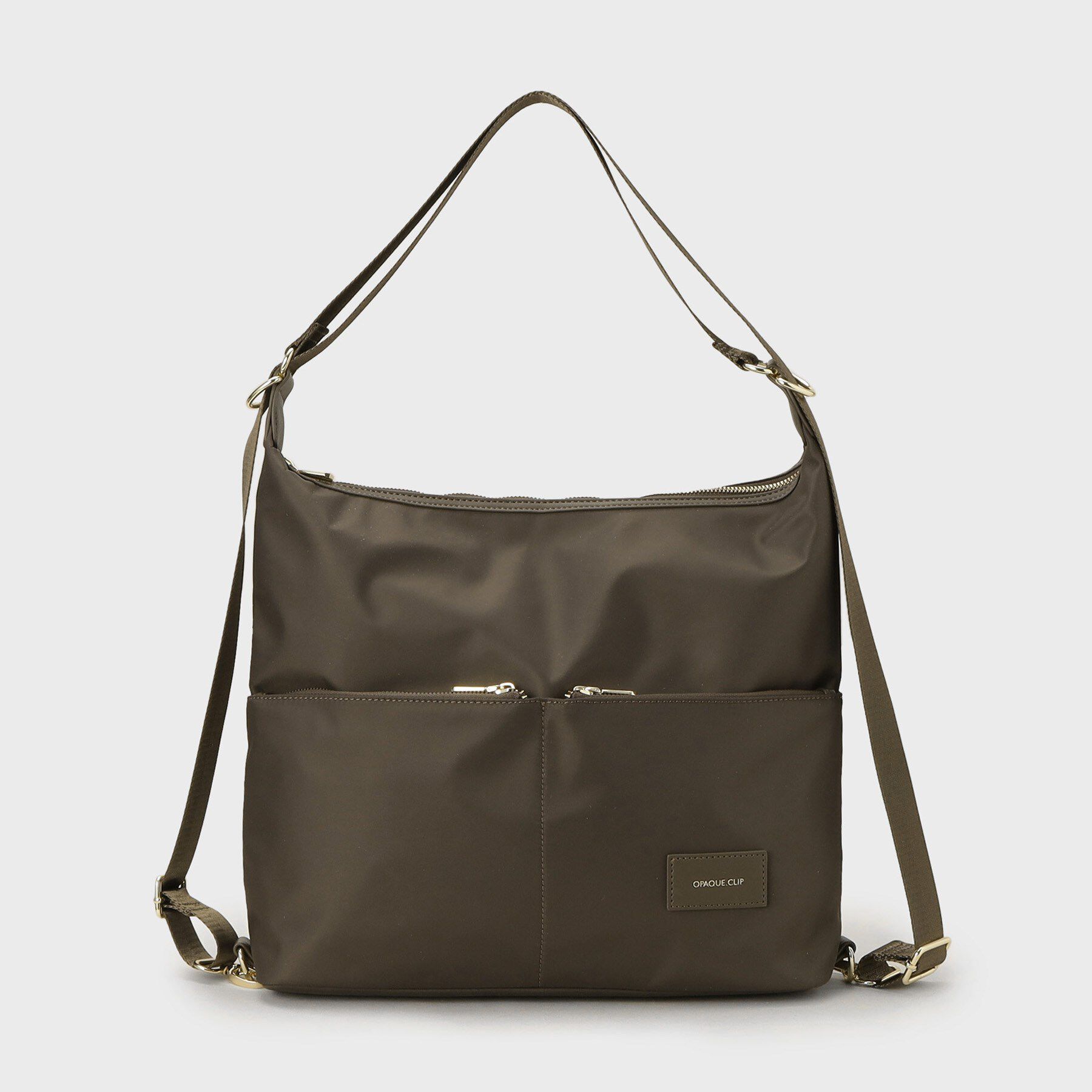OPAQUE.CLIP「【3WAY/A4サイズ対応】リュックにもなるナイロンショルダーバッグ」|ショルダー・メッセンジャー|