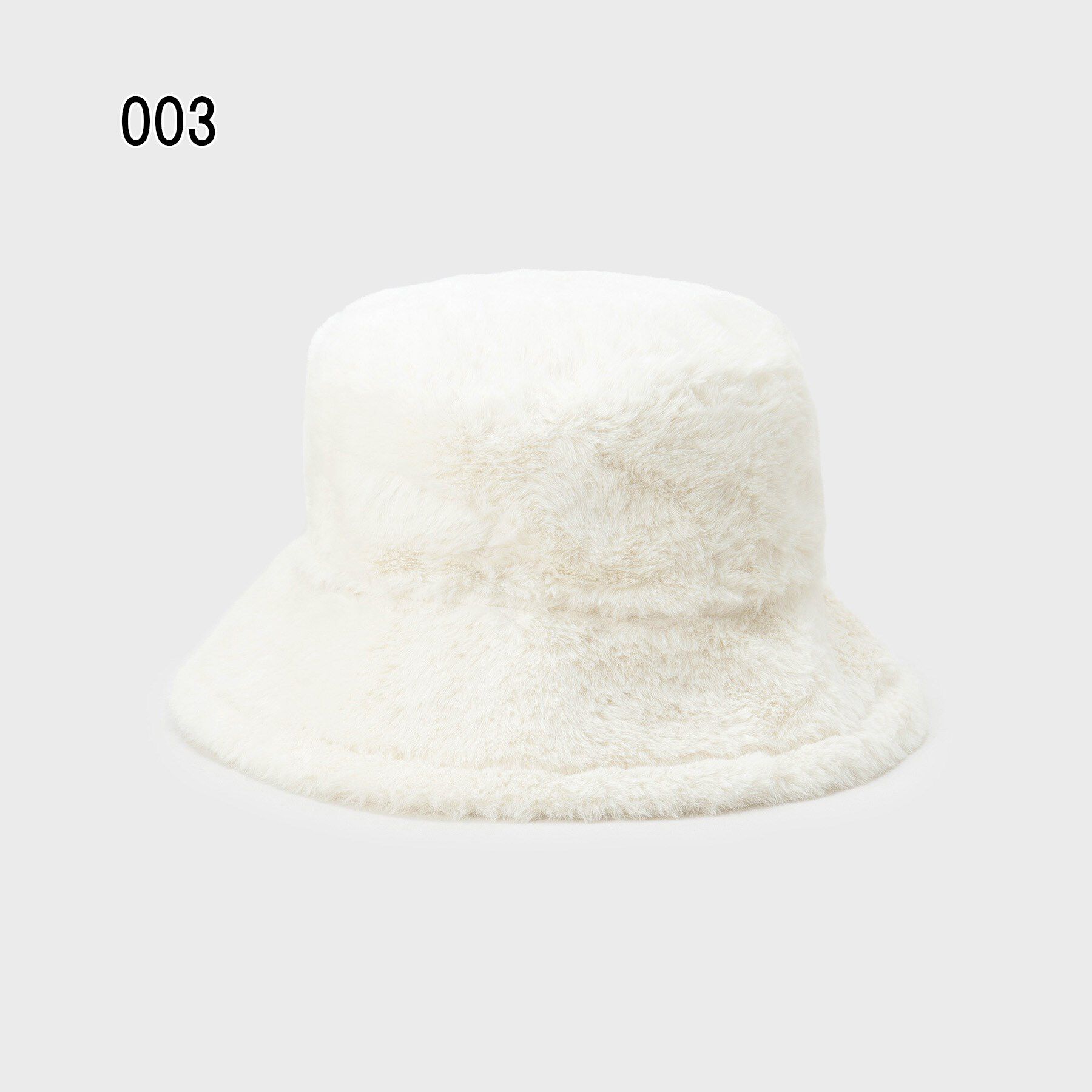 OPAQUE.CLIP「【リバーシブル】フェイクムートン&times;フェイクファーバケットハット」|ハット|