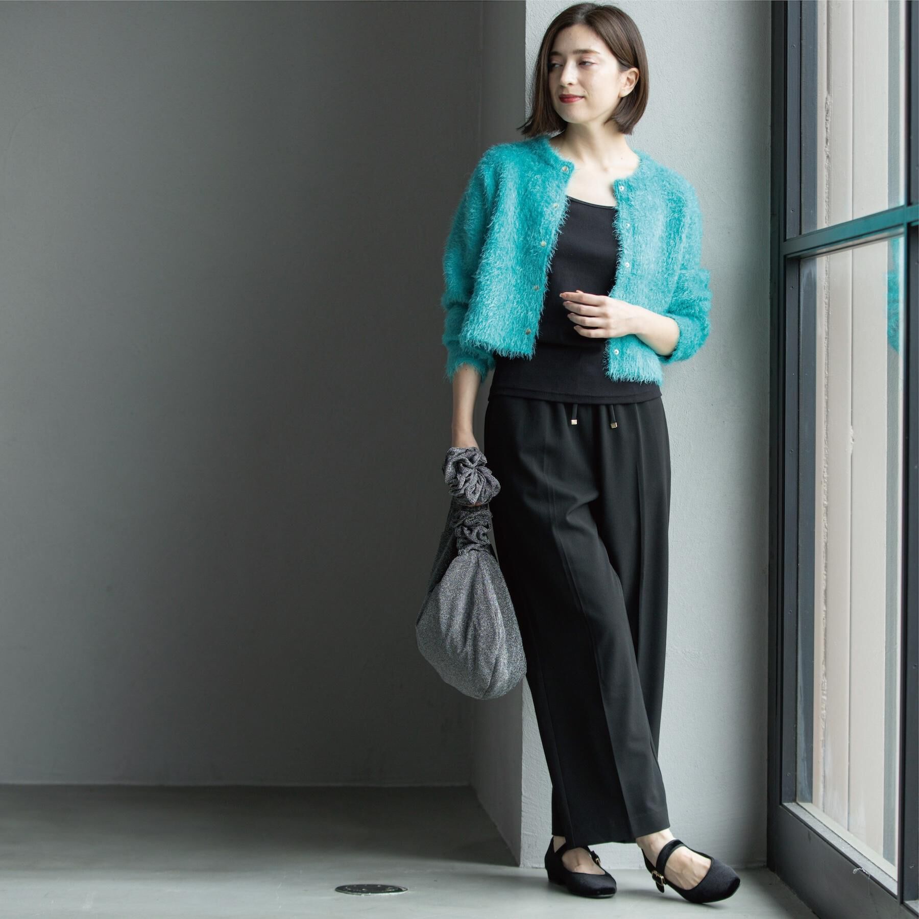 OPAQUE.CLIP「ウォームタッチ イージーワイドパンツ【洗濯機洗OK/ストレッチ】≪SS～LL≫」|その他|