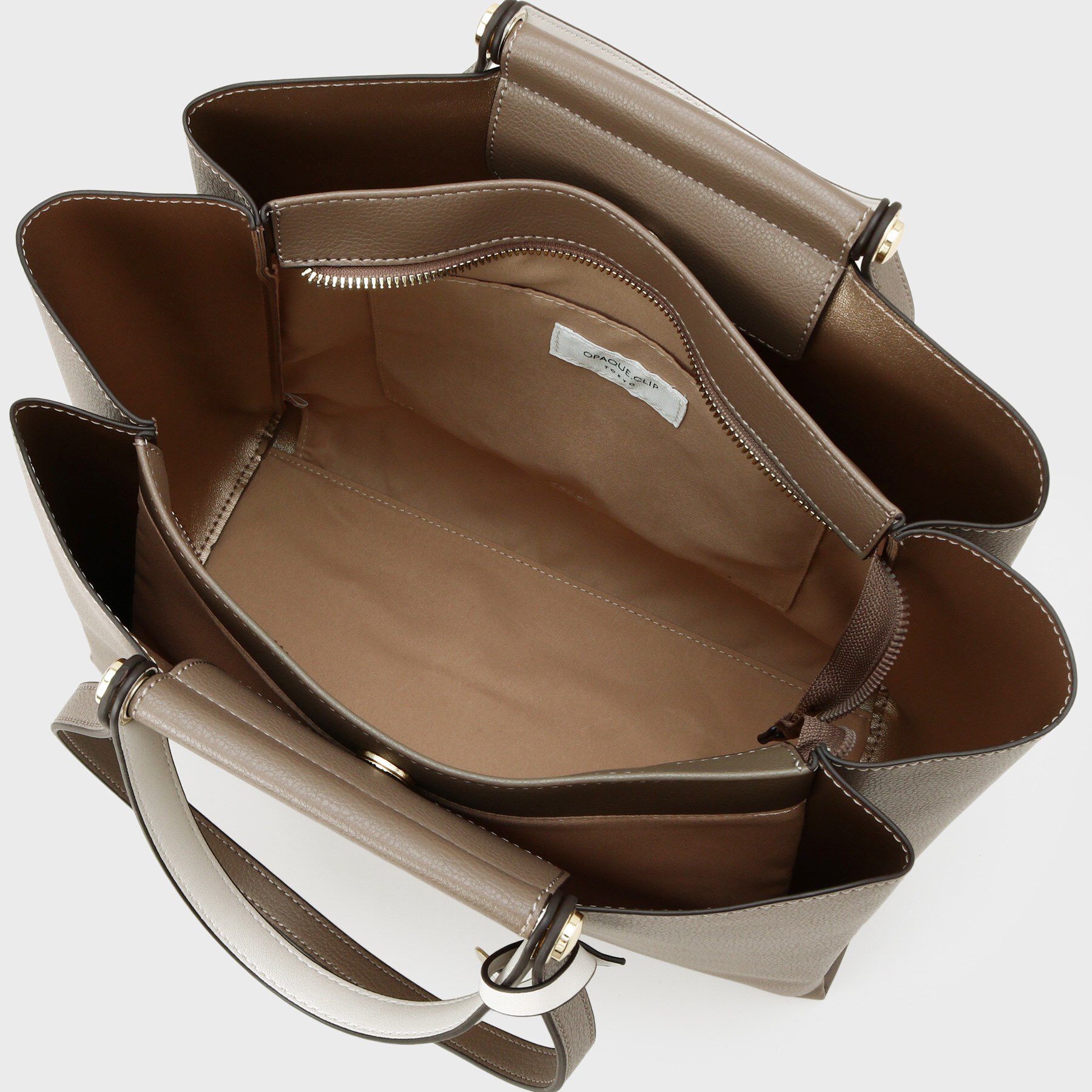 OPAQUE.CLIP「【軽量／2WAY／A4サイズ対応】3層仕様大容量合皮トートバッグ」|トートバッグ|