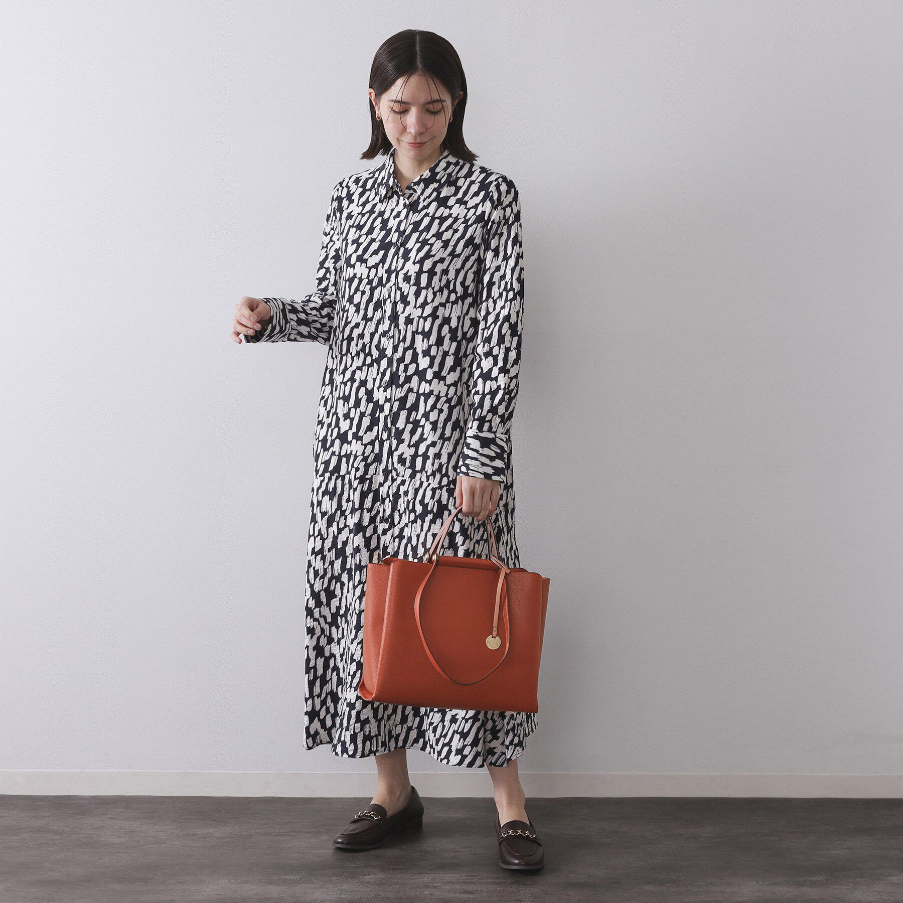 OPAQUE.CLIP「【軽量／2WAY／A4サイズ対応】3層仕様大容量合皮トートバッグ」|トートバッグ|