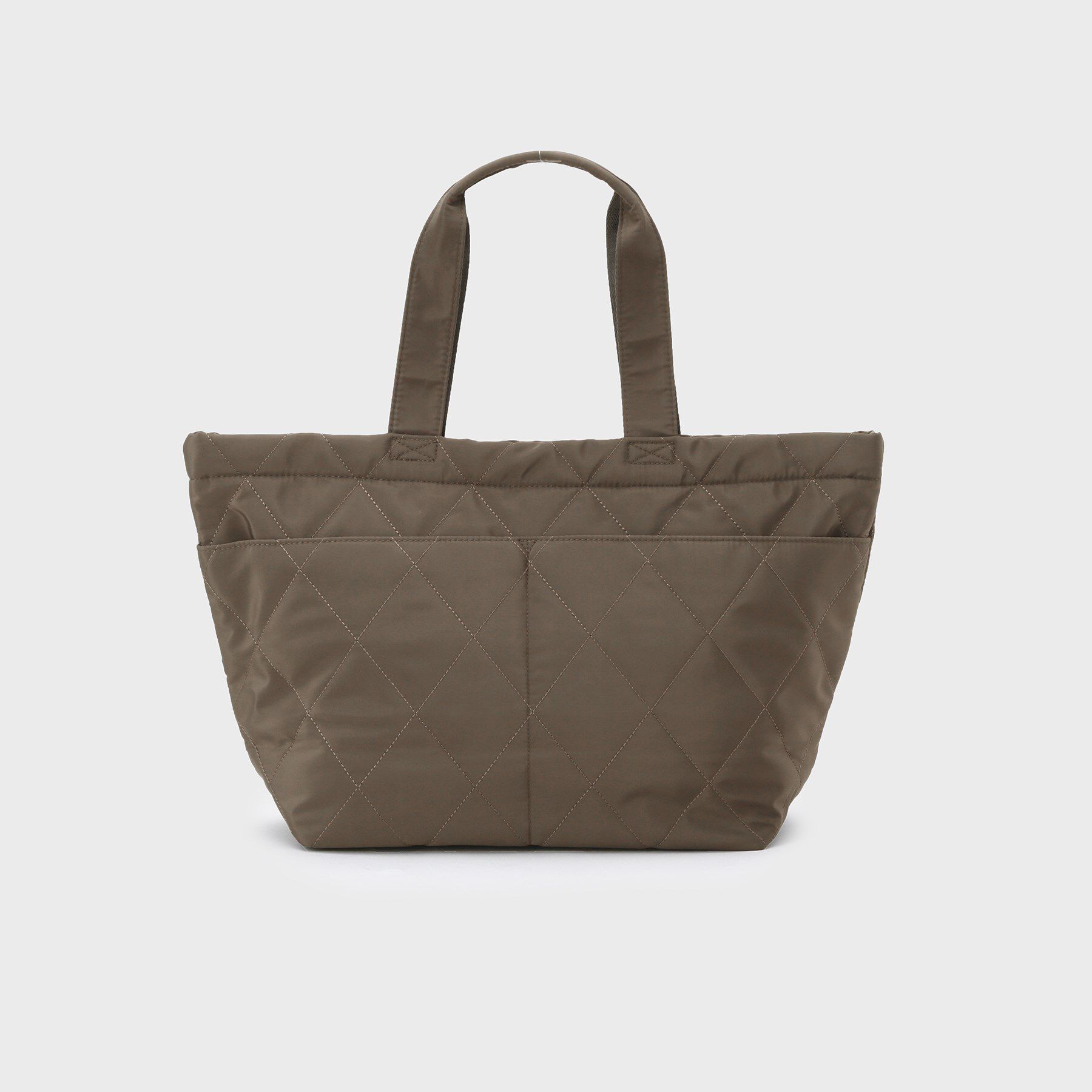 OPAQUE.CLIP「【A4サイズ対応】ダイヤキルティングスクエアビッグトートバッグ」|トートバッグ|