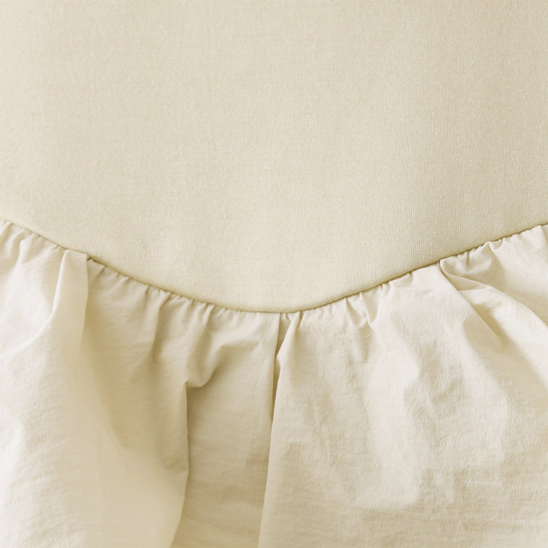 OPAQUE.CLIP「フリルドッキングトップス【洗濯機OK】」|Tシャツ・カットソー|