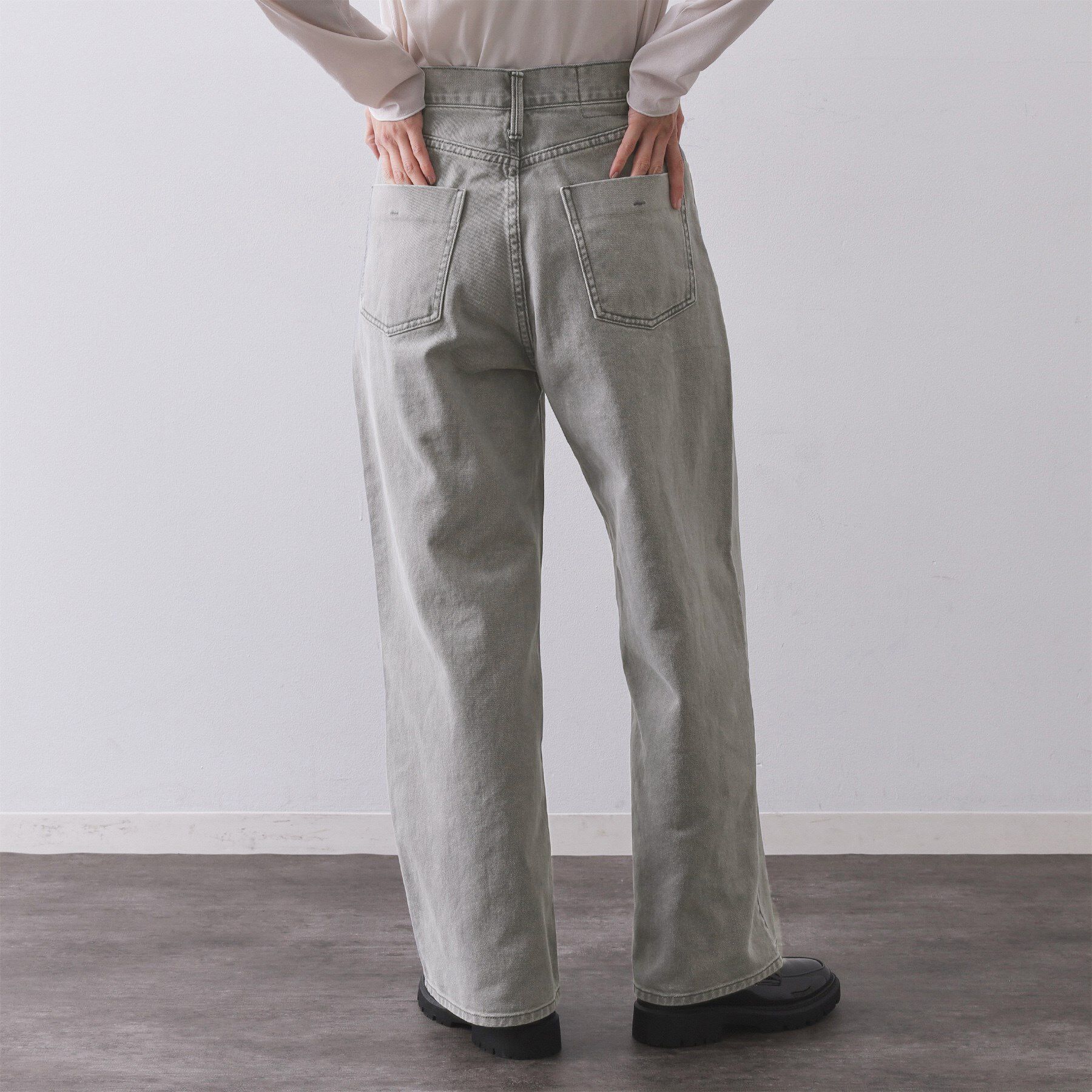 OPAQUE.CLIP「ヴィンテージカラーワイドストレートパンツ【洗濯機OK】」|その他|