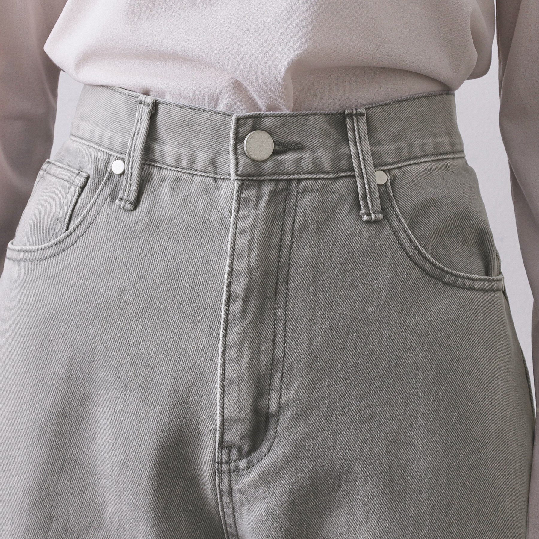 OPAQUE.CLIP「ヴィンテージカラーワイドストレートパンツ【洗濯機OK】」|その他|