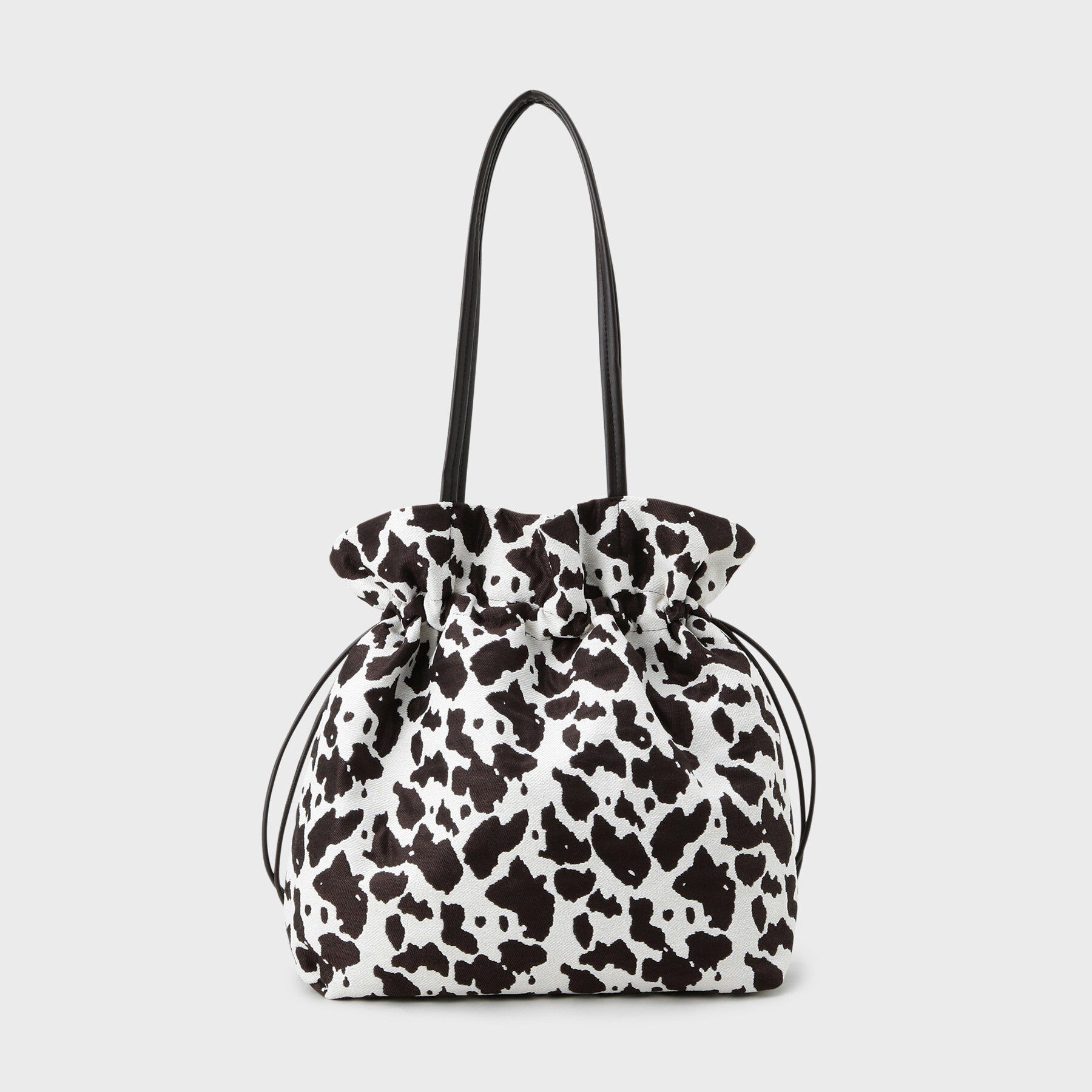 OPAQUE.CLIP「素材アソートドロストデザイン巾着トートバッグ【A4サイズ対応】」|トートバッグ|