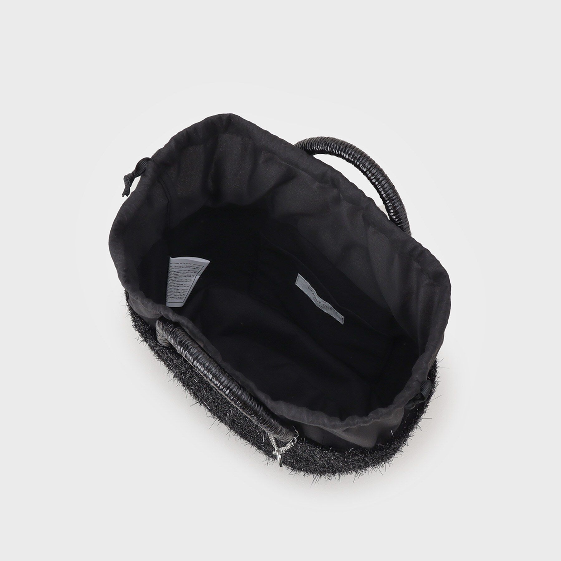 OPAQUE.CLIP「ラメバスケット調ミドルバッグ」|ハンドバッグ|