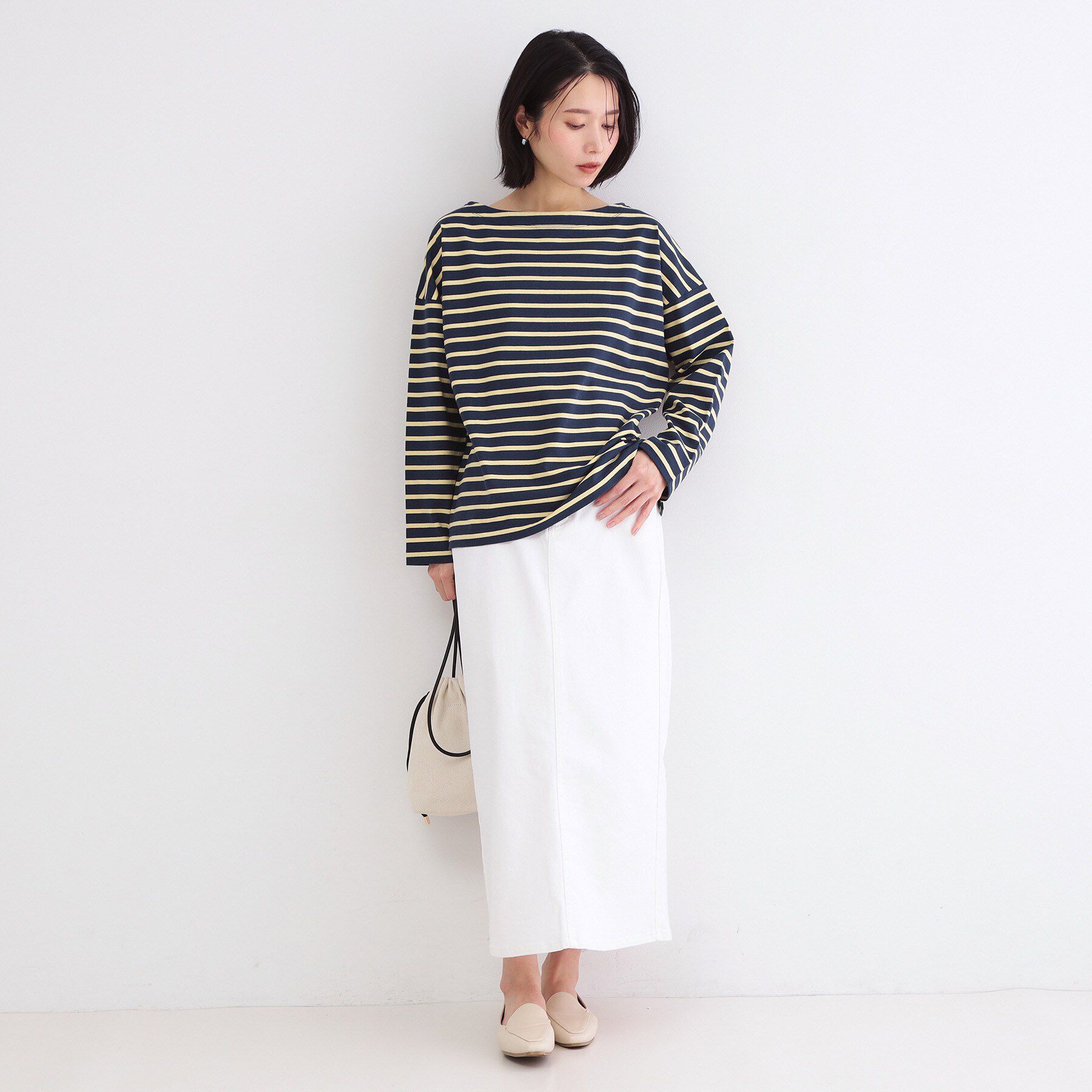 OPAQUE.CLIP「ストレッチタイトスカート【洗濯機OK】」|スカート|