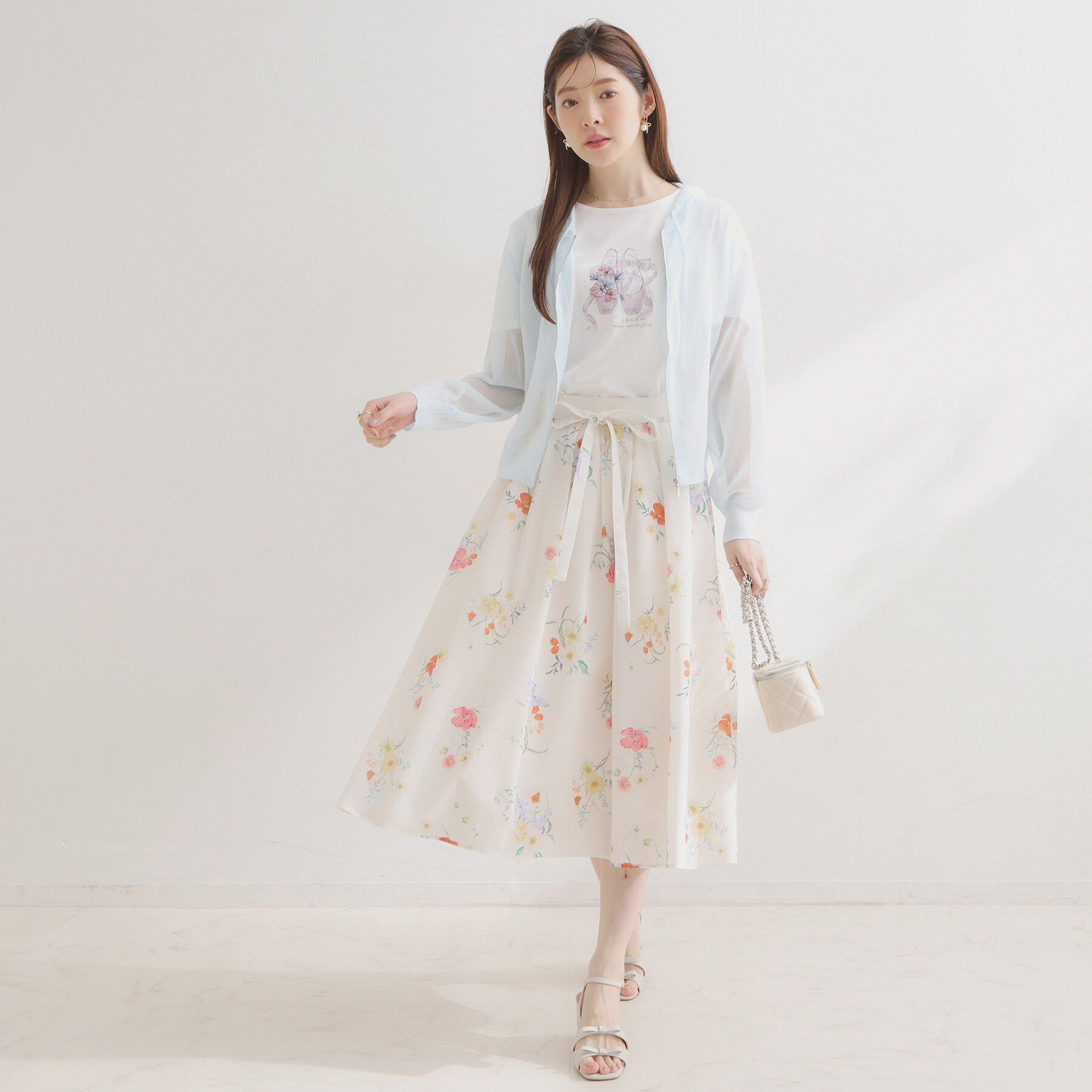 Couture broach「【洗える】LEVITAジップアップフーディー」|カーディガン|