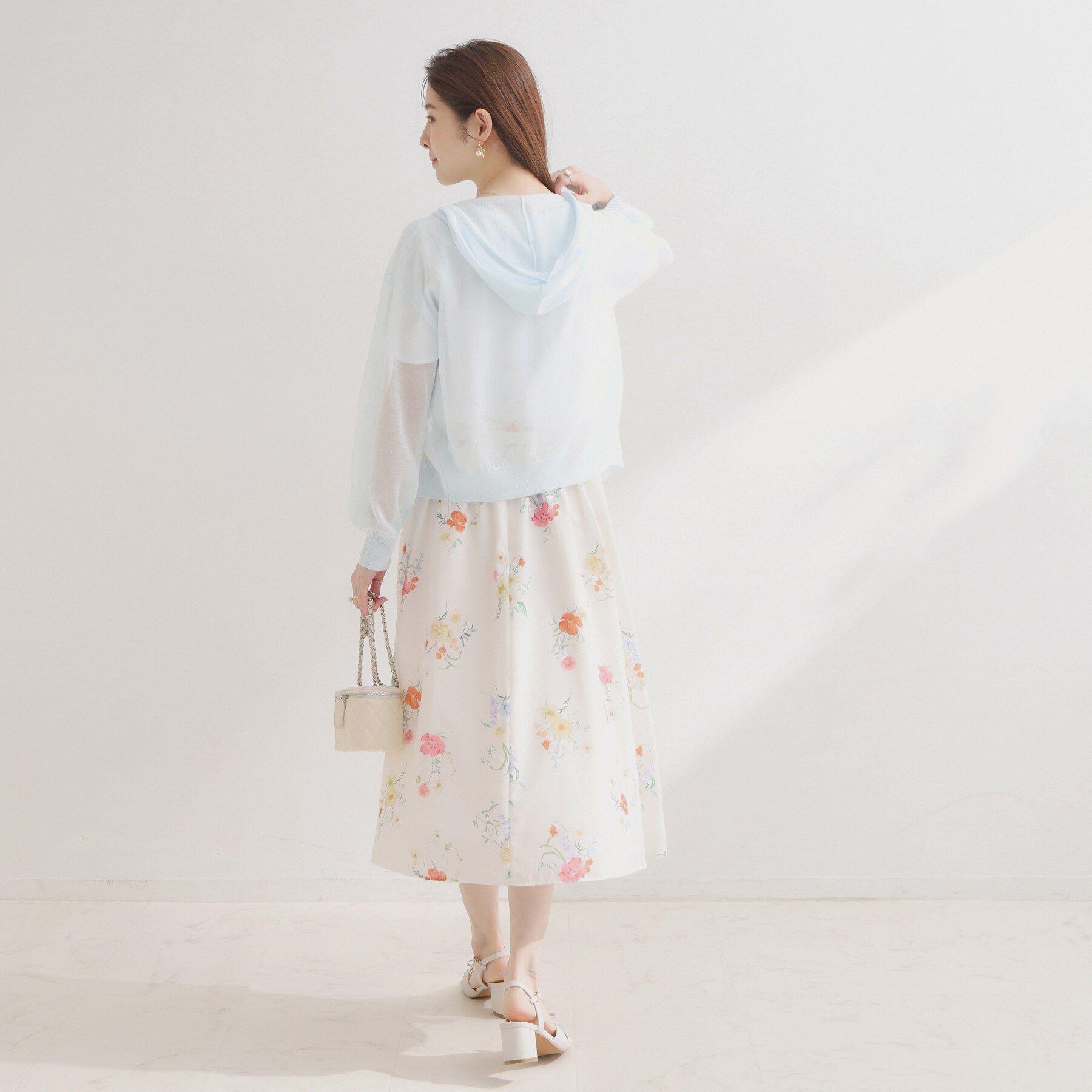 Couture broach「【洗える】LEVITAジップアップフーディー」|カーディガン|