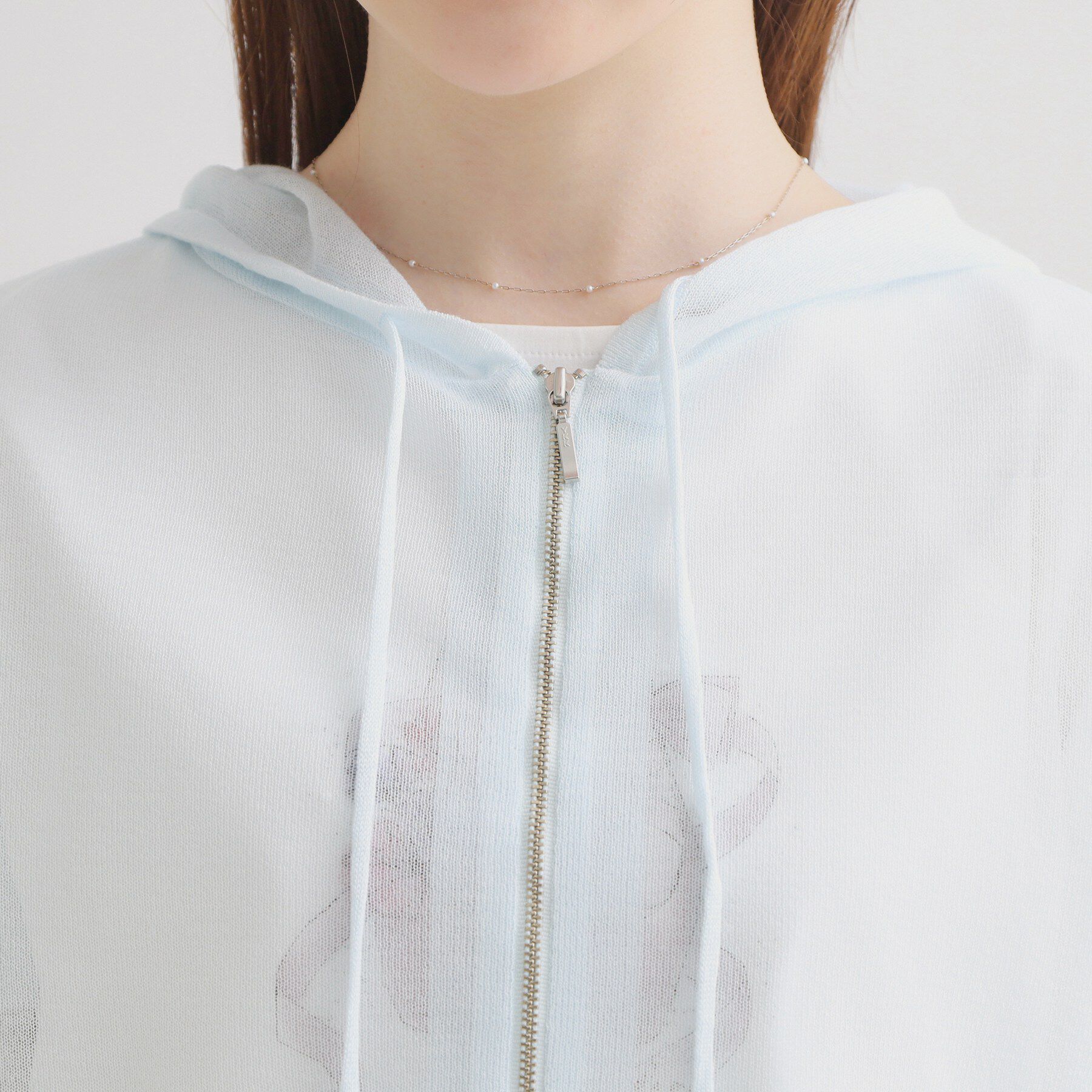 Couture broach「【洗える】LEVITAジップアップフーディー」|カーディガン|