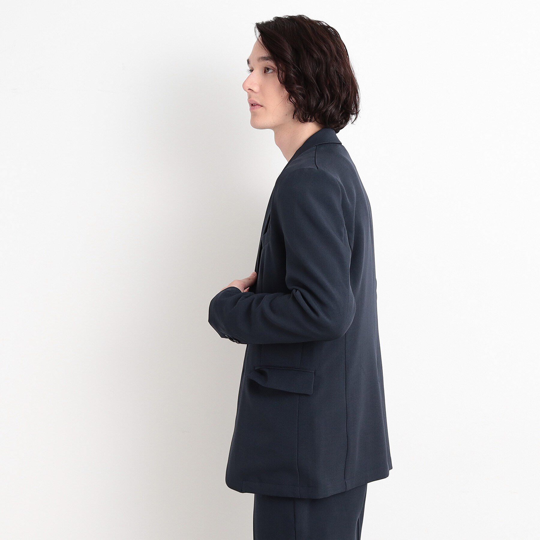 THE SHOP TK「【CAVIAN/キャビアン】リサイクルシャークスキンテーラードジャケット セットアップ可」|テーラードジャケット|