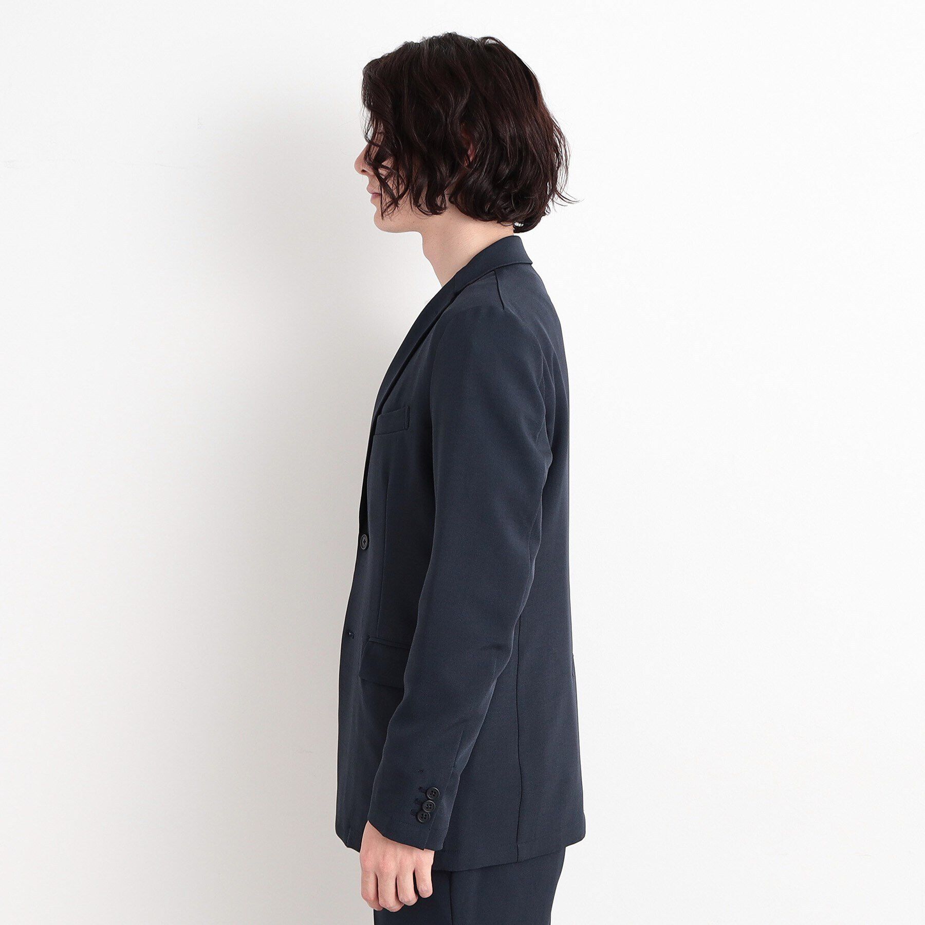 THE SHOP TK「【CAVIAN/キャビアン】リサイクルシャークスキンテーラードジャケット セットアップ可」|テーラードジャケット|