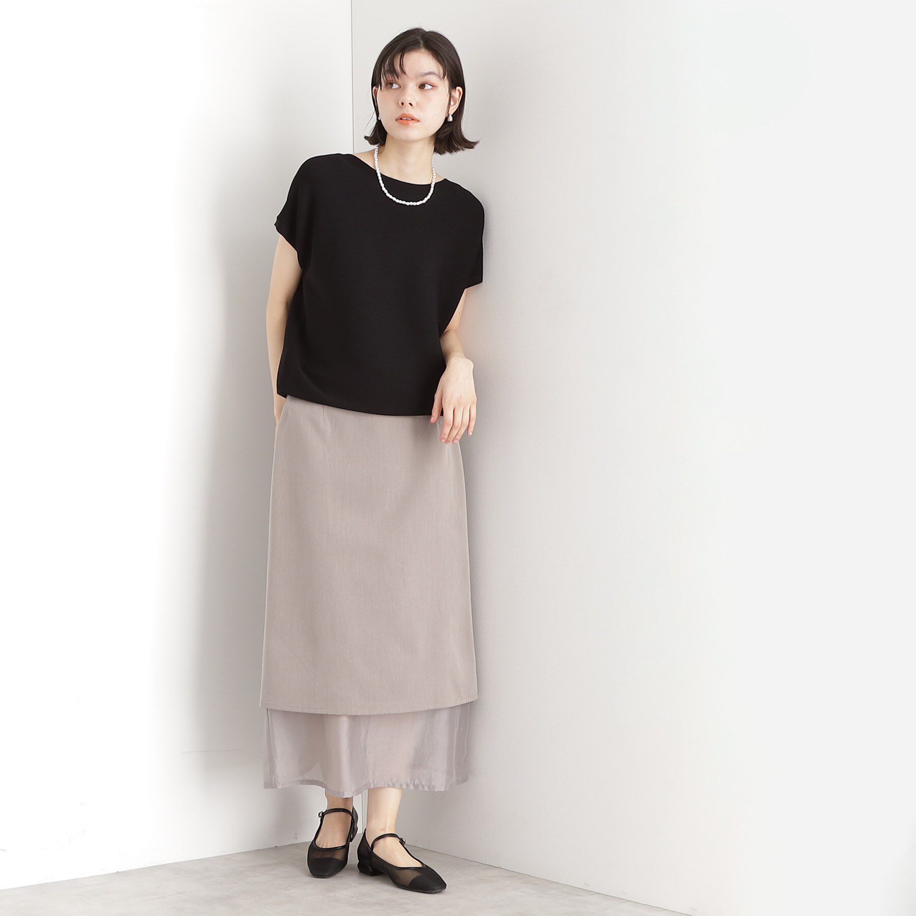 THE SHOP TK「美人フレンチニット【8色展開/WEB限定カラー/洗濯機OK/毛玉になりにくい】」|ニット・セーター|