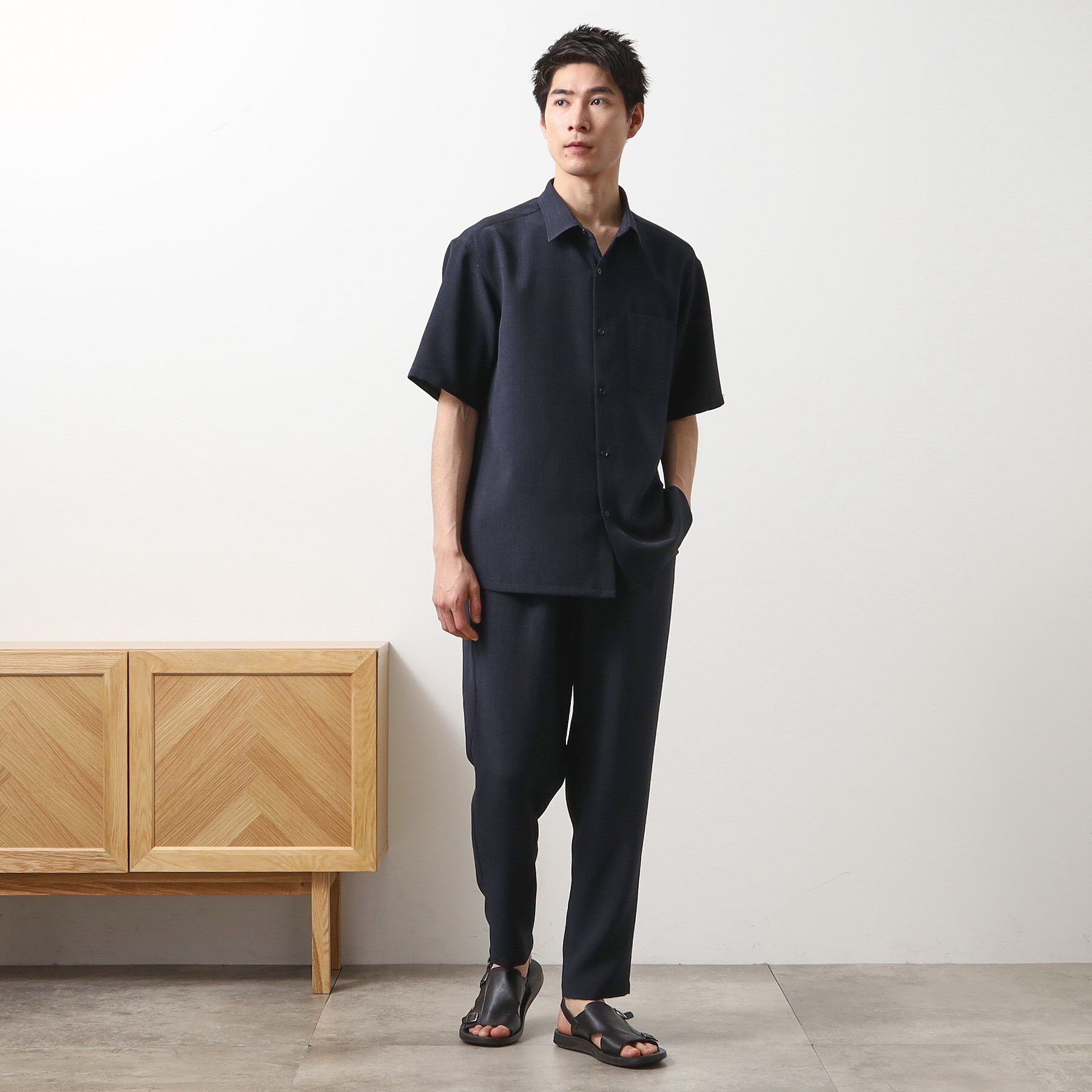 THE SHOP TK「リネンライクイージーパンツ【セットアップ可】」|その他|