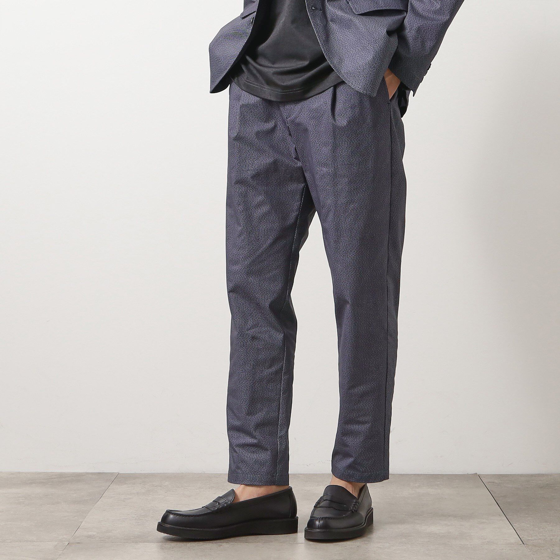 THE SHOP TK「スマートムーブメッシュイージーパンツ【セットアップ可/洗濯機OK】」|その他|ネイビー(094)