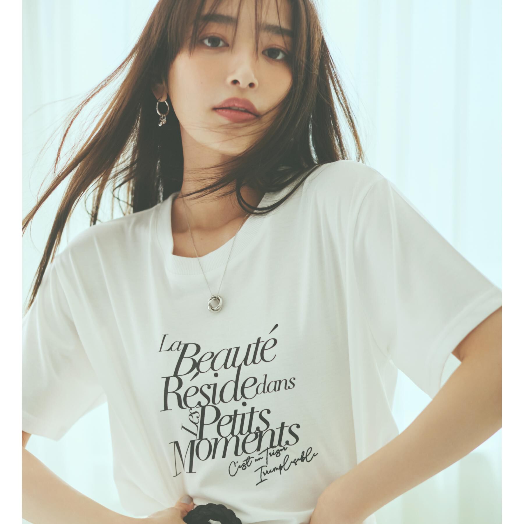 THE SHOP TK「ロゴアソートTシャツ【接触冷感/UVケア/洗濯機OK】」|Tシャツ・カットソー|オフホワイト(003