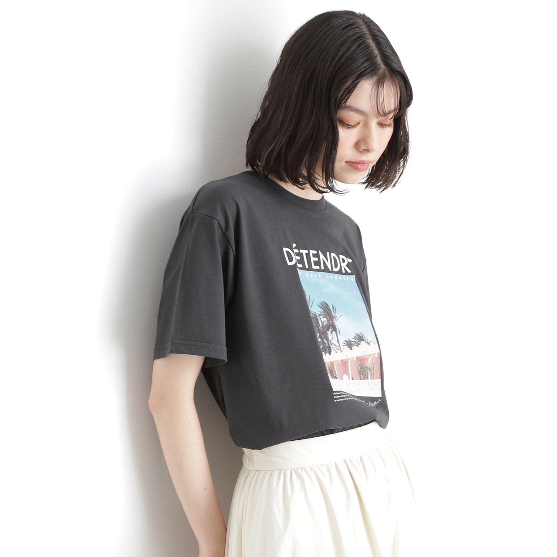 THE SHOP TK「ロゴアソートTシャツ【接触冷感/UVケア/洗濯機OK】」|Tシャツ・カットソー|