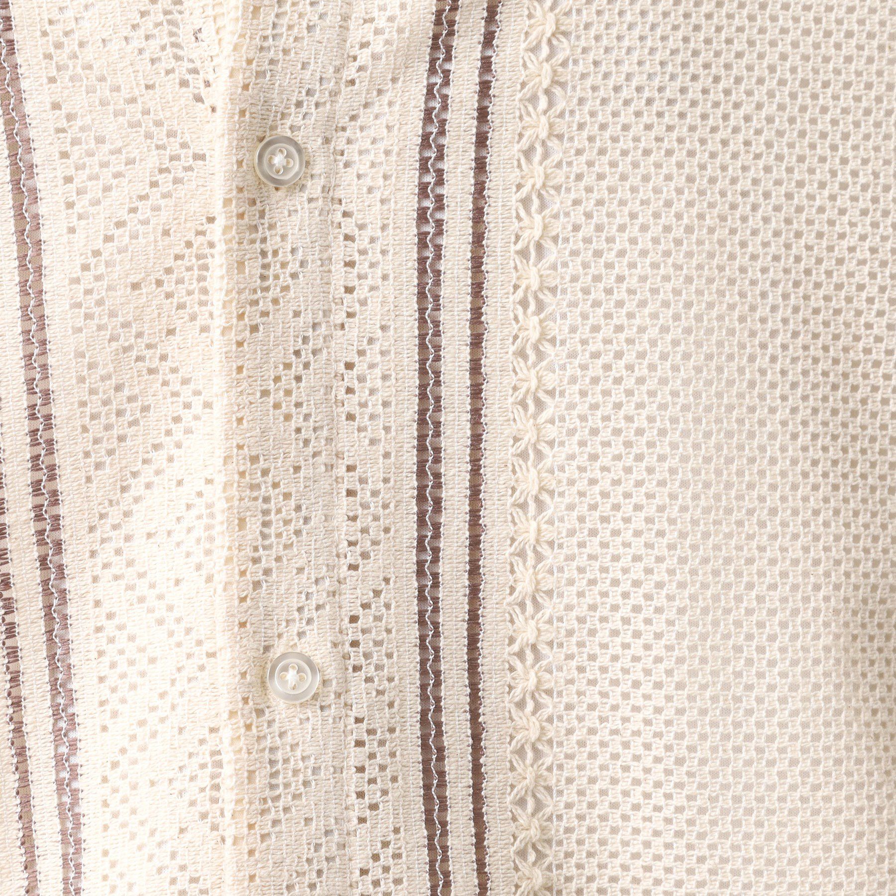 THE SHOP TK「クラフトレースアンサンブルシャツ【半袖Tシャツセットアイテム/オーバーサイズ/洗濯機OK】」|シャツ・ブラウス|