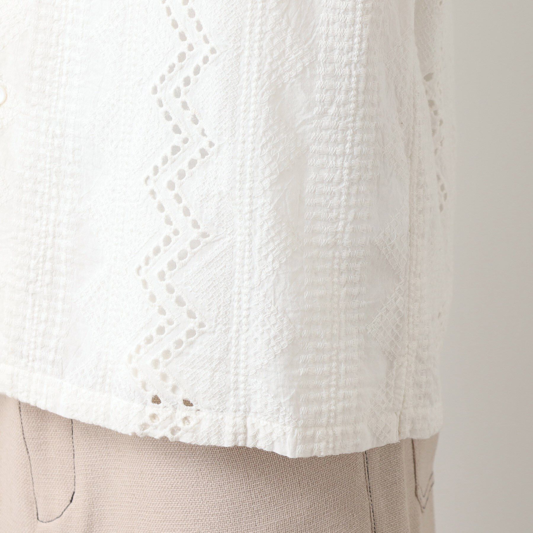 THE SHOP TK「インド刺繍半袖シャツ　【親子リンク/洗濯機OK】」|シャツ・ブラウス|