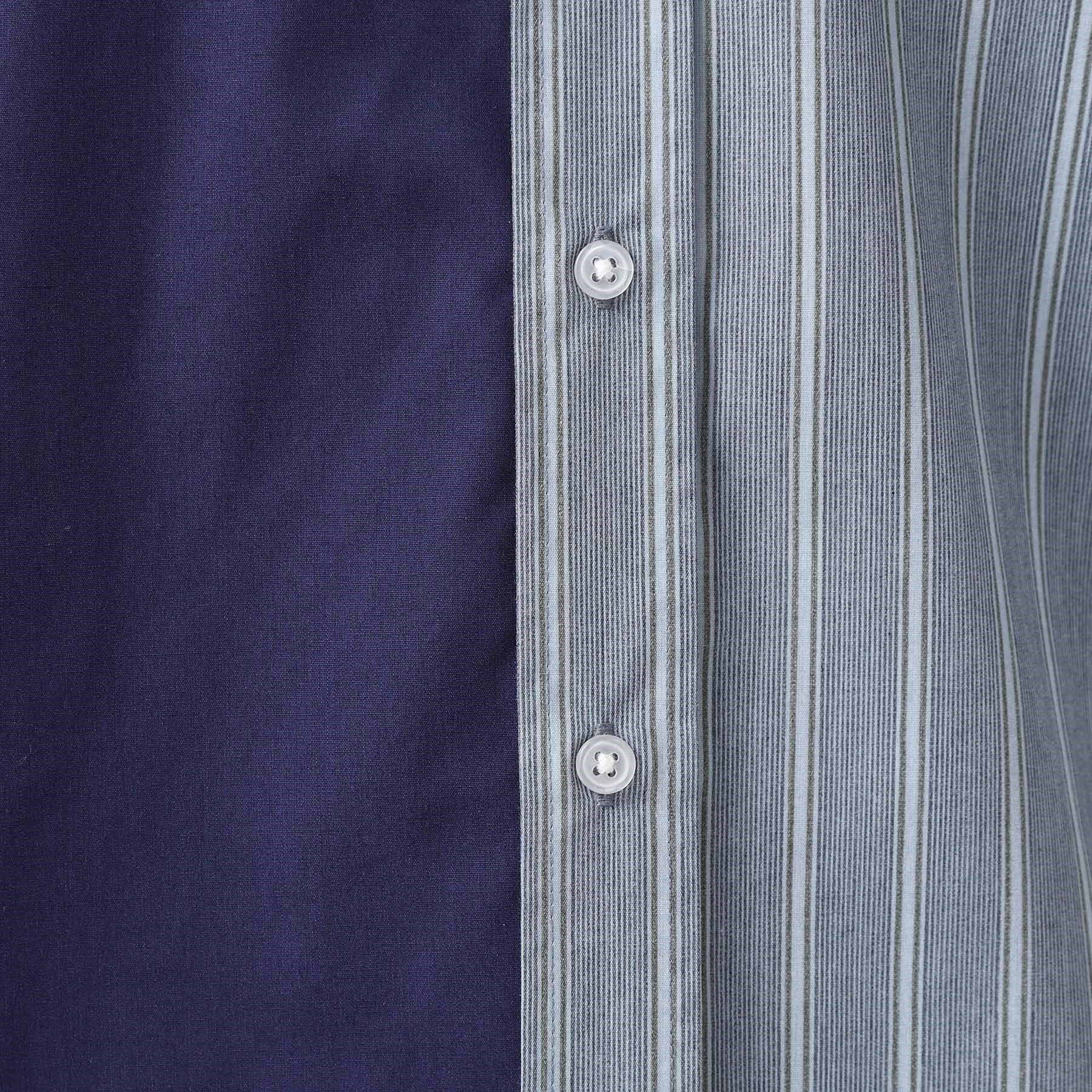 THE SHOP TK「ブロードパネルストライプ半袖シャツ 洗濯機OK／サスティナブル素材」|シャツ・ブラウス|