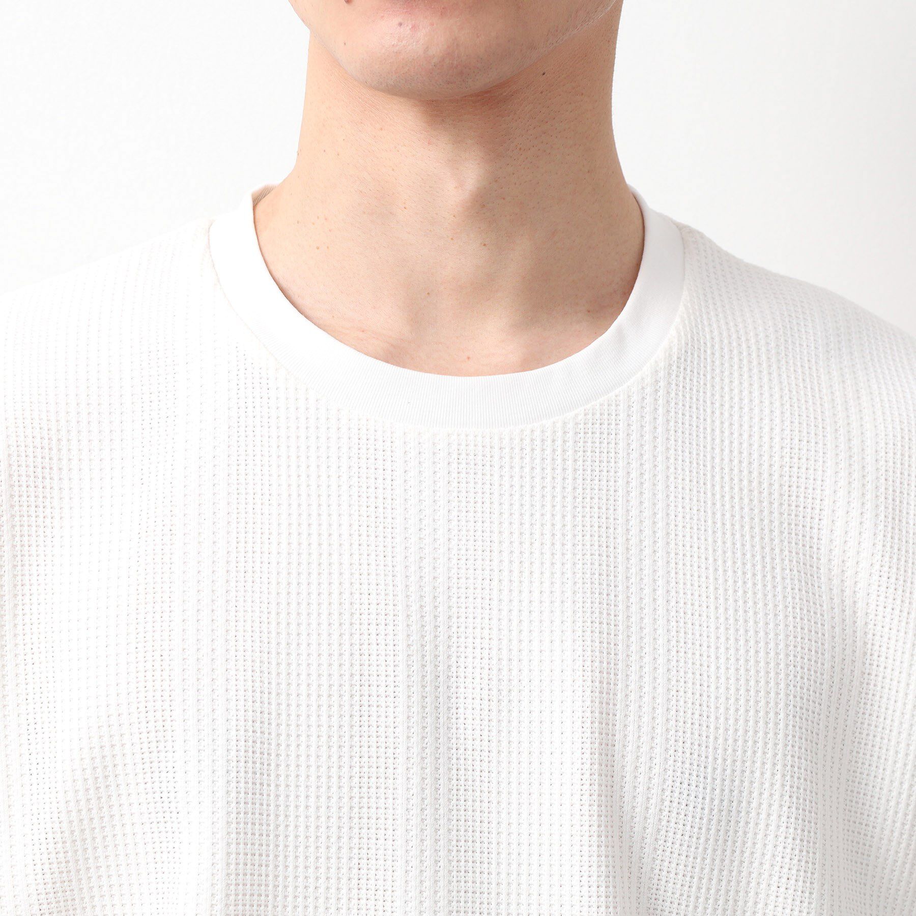 THE SHOP TK「ステッチ刺繍半袖Tシャツ ビックシルエット」|Tシャツ・カットソー|