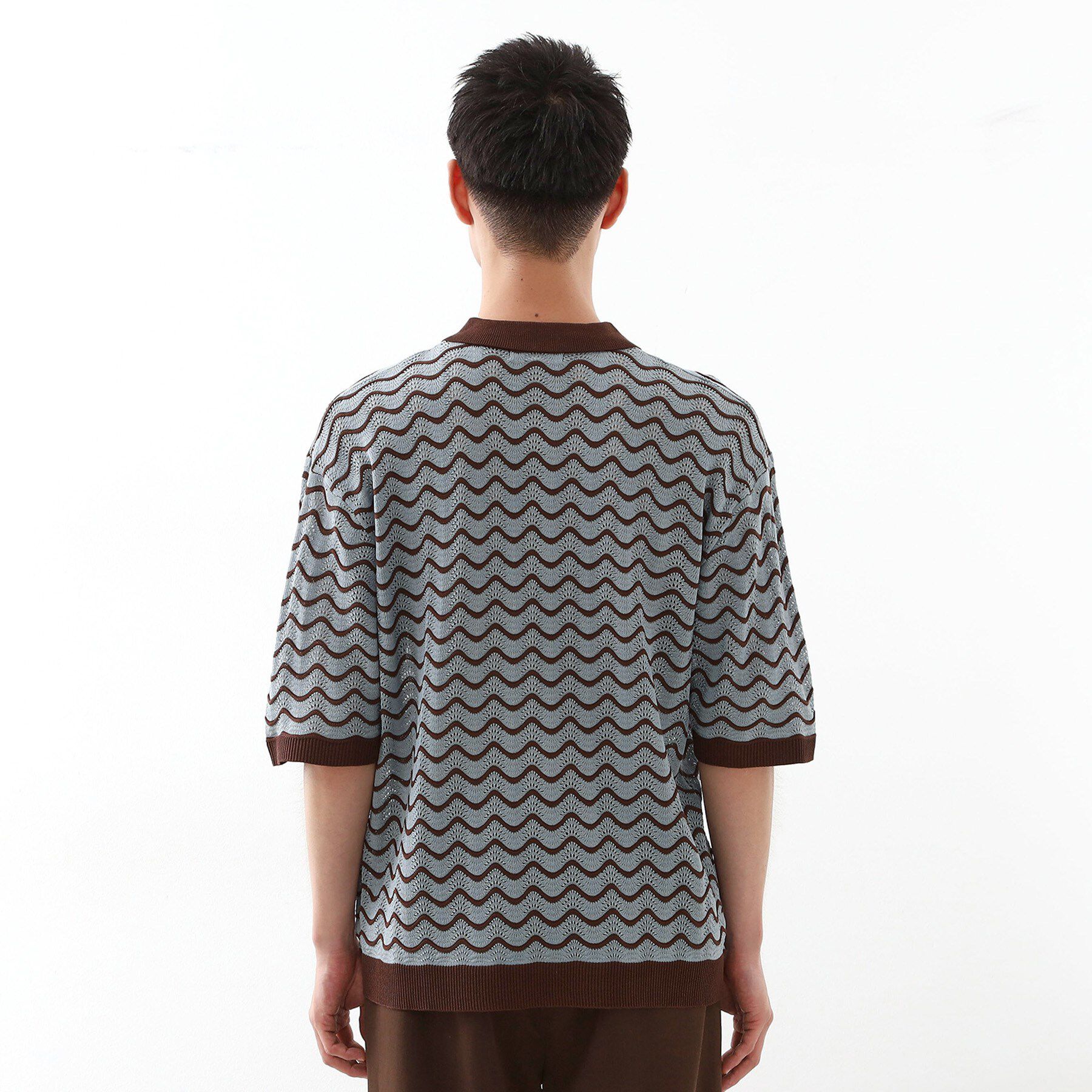 THE SHOP TK「サマーニットポロシャツ　【毛玉になりにくい/洗濯機OK】」|Tシャツ・カットソー|