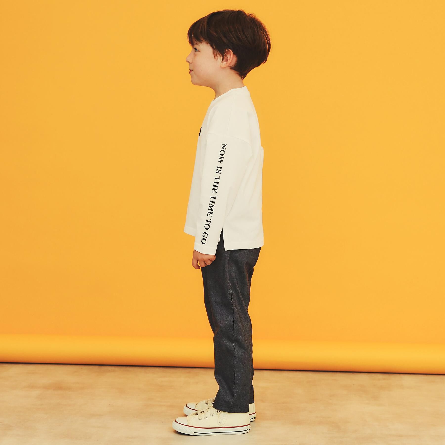 THE SHOP TK「【110－160／6色展開】コットン長袖Ｔシャツ/洗濯機OK」|Tシャツ・カットソー|