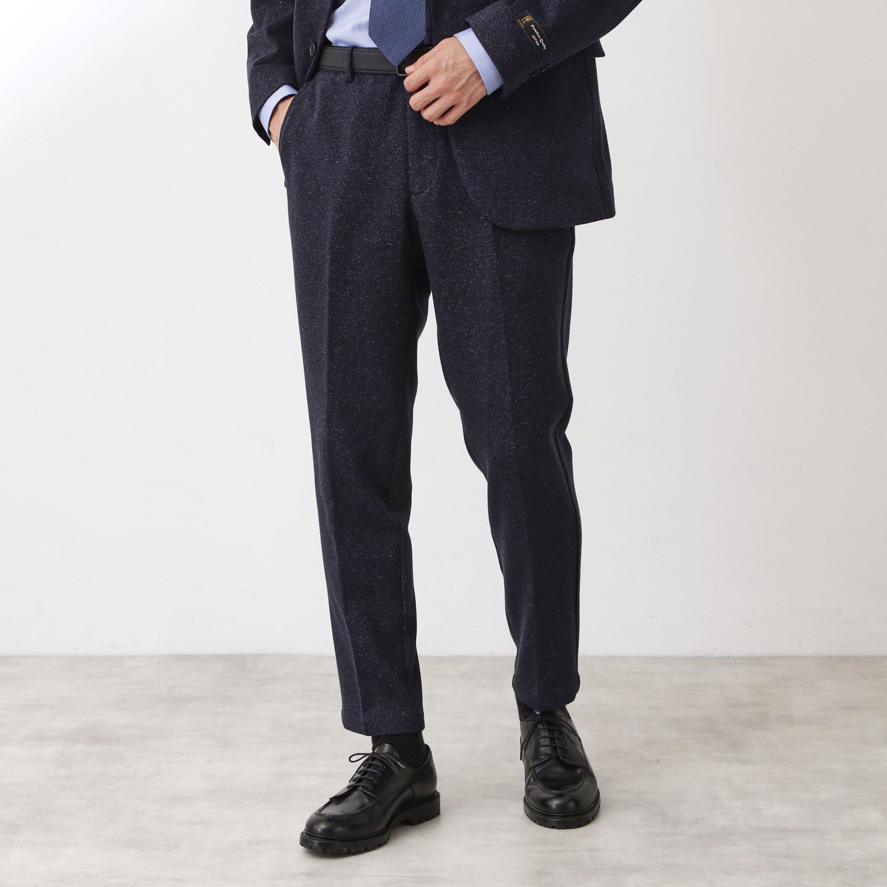 THE SHOP TK「尾州ホームスパンパンツ」|スーツ|ネイビー(694)