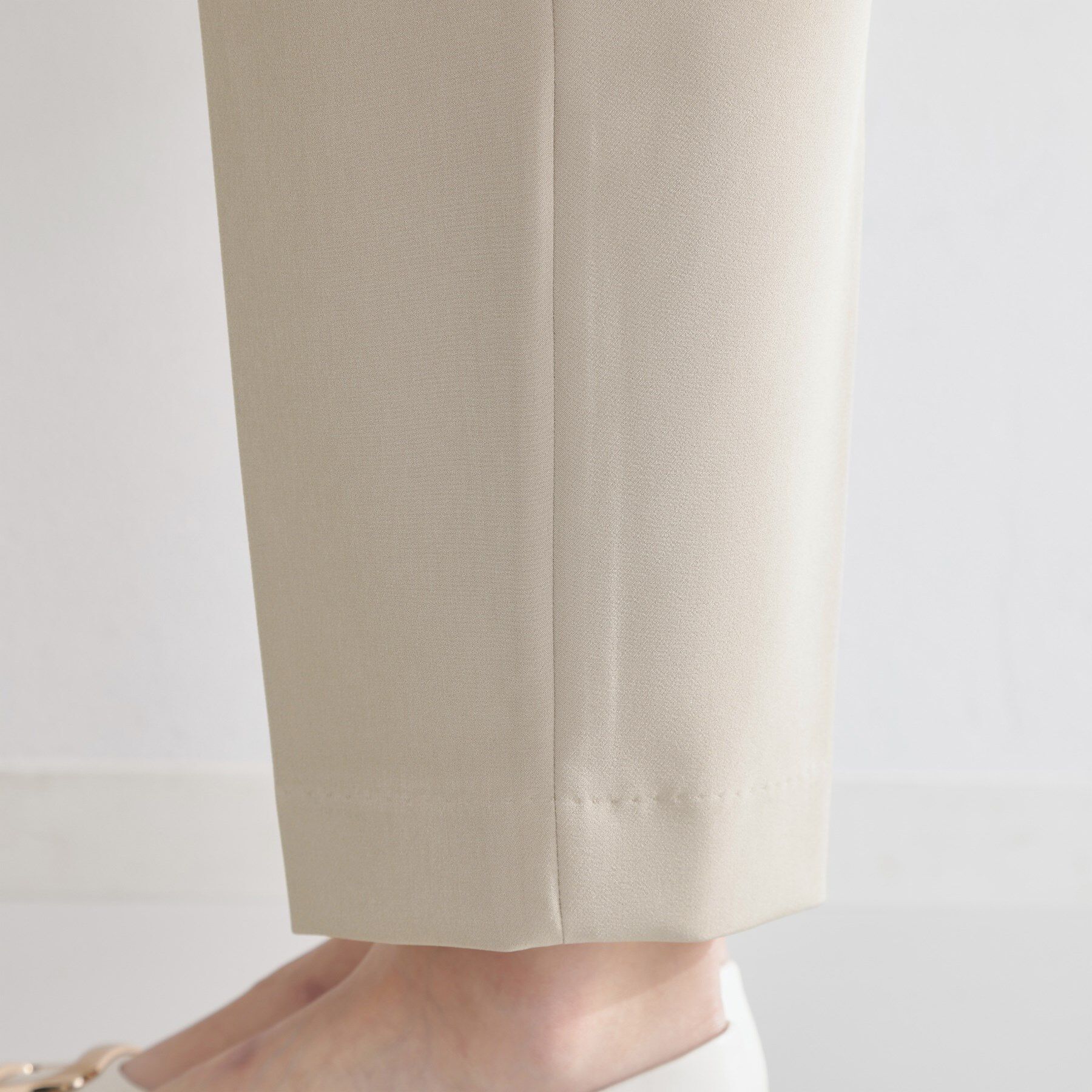 THE SHOP TK「【通勤スタイルに】美脚シルエット ダブルクロステーパードパンツ/セットアップ可」|その他|