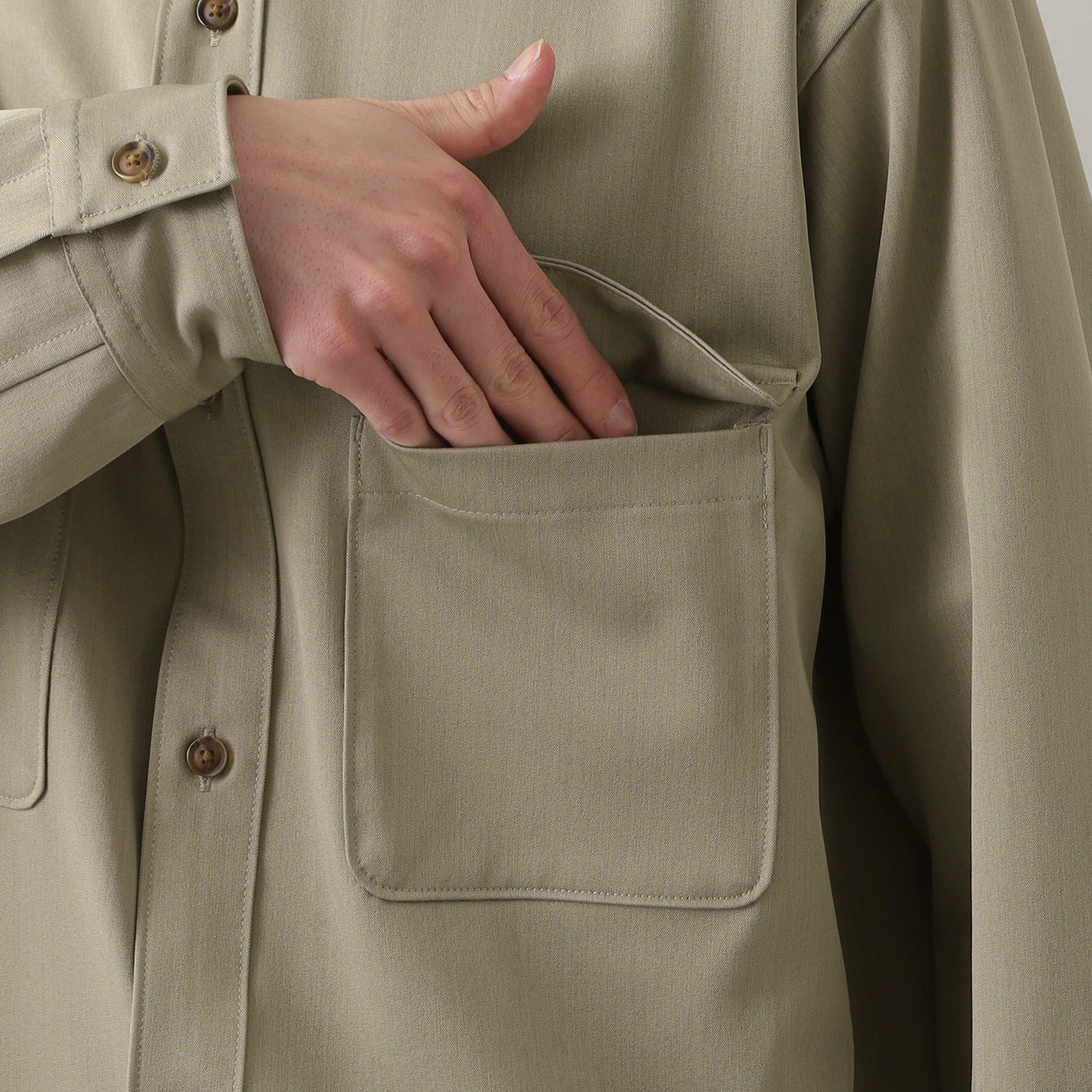 THE SHOP TK「FLEX LINE  カバーオール　ストレッチ/防シワ/マシンウォッシャブル/セットアップ可」|シャツ・ブラウス|