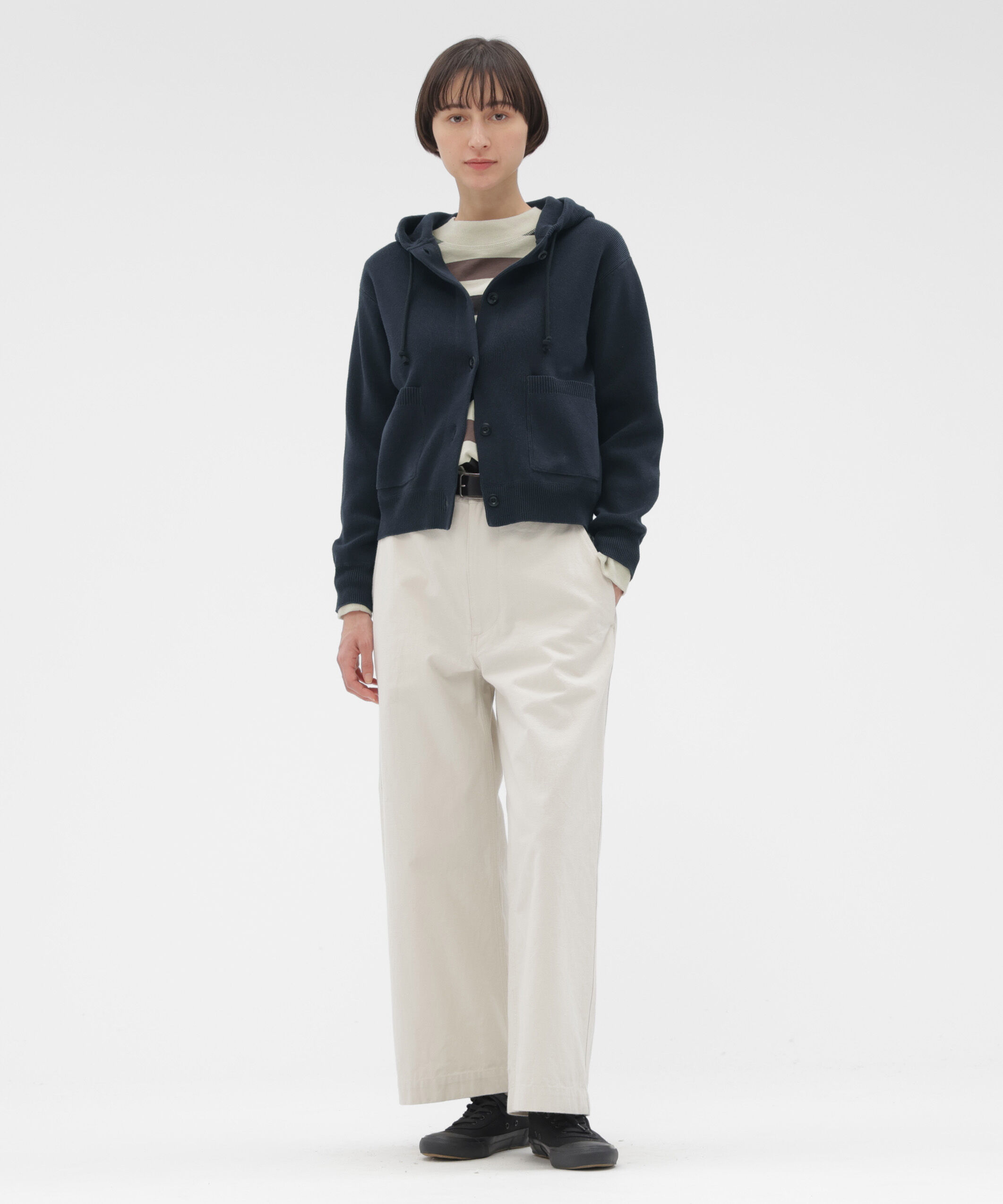 MHL.「THREE COLOUR BLOCK STRIPE TOP」|Tシャツ・カットソー|