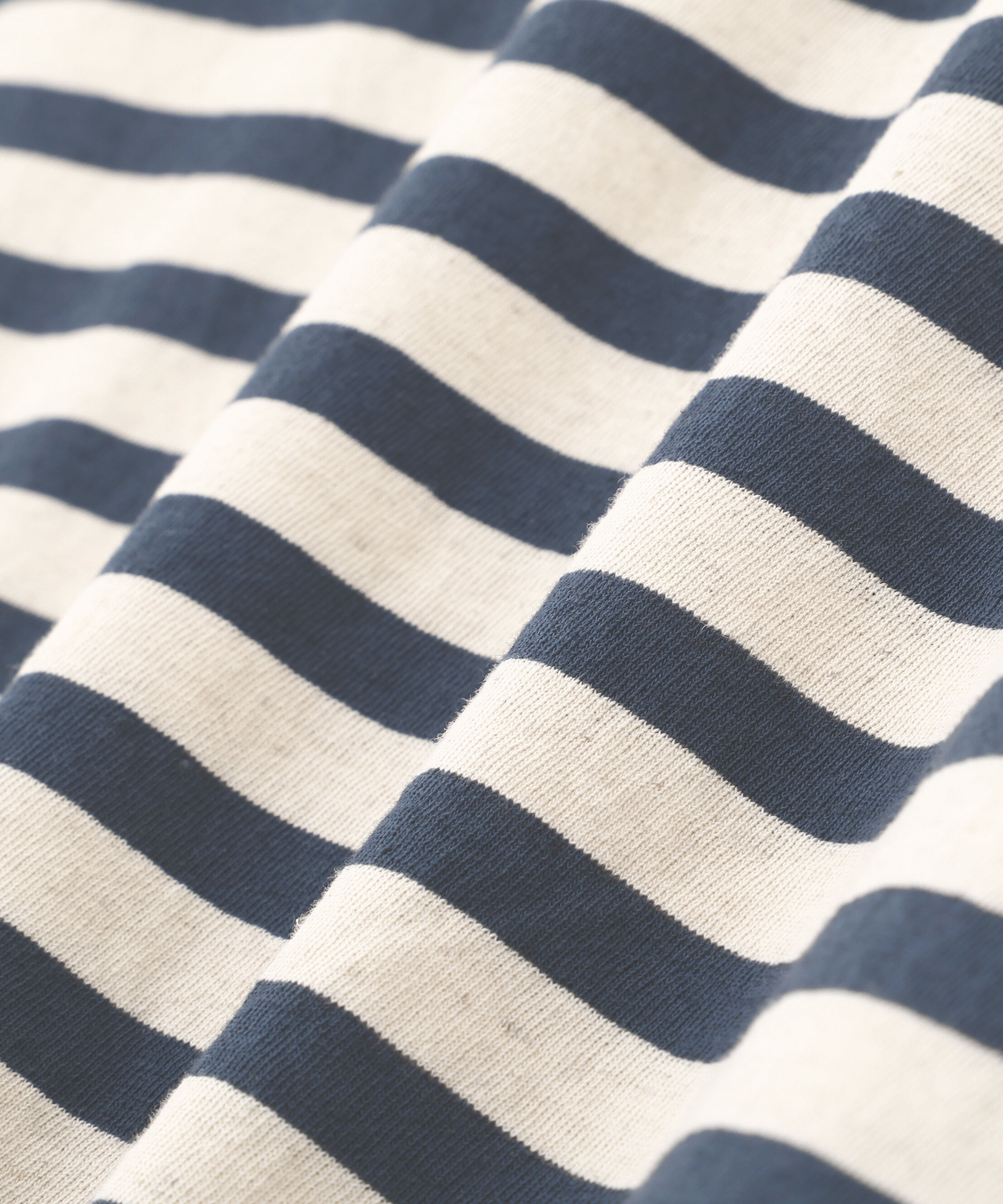 MHL.「COTTON LINEN STRIPE JERSEY TOP」|Tシャツ・カットソー|