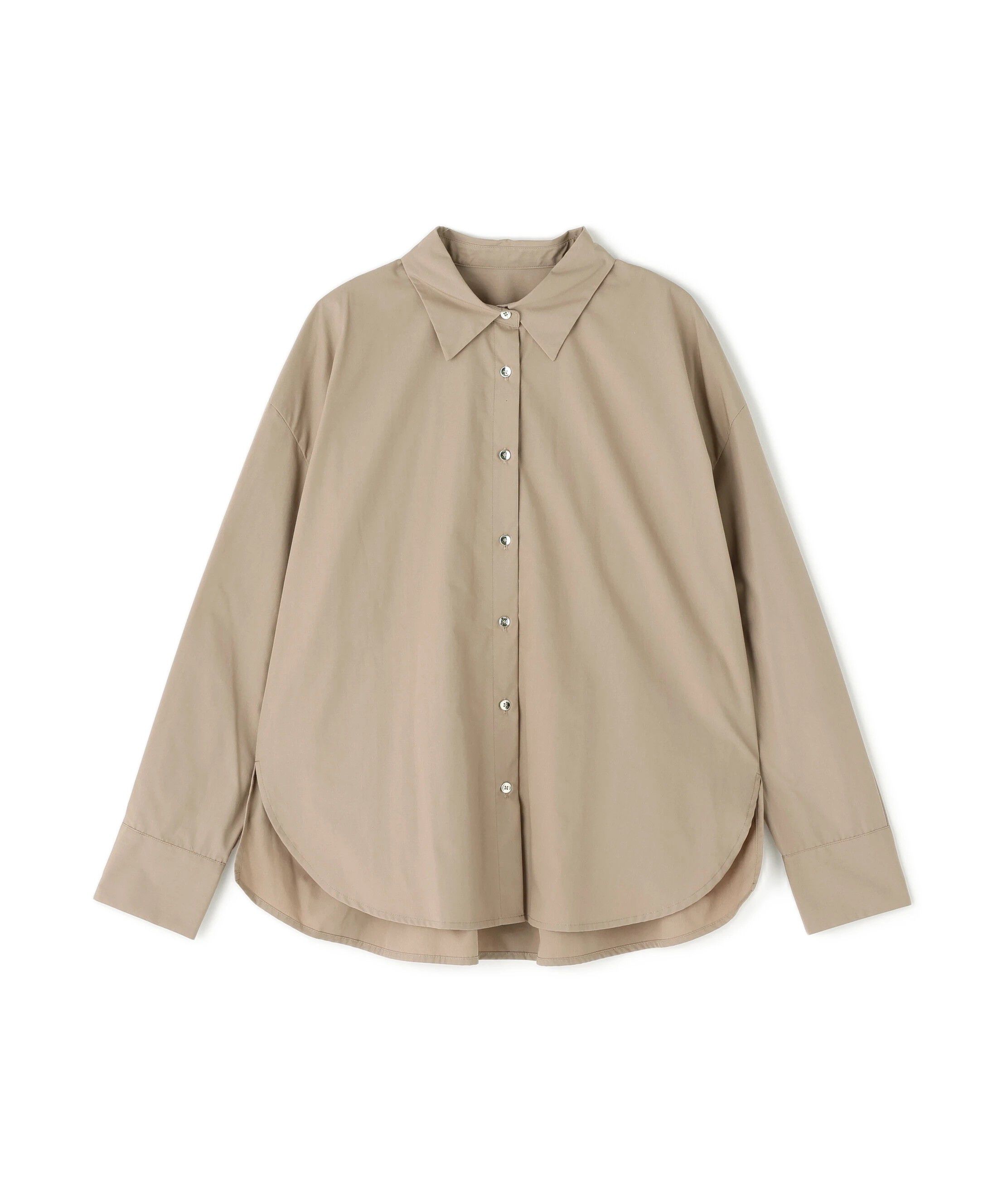  「ゴールドボタンフォルムシャツ」|シャツ・ブラウス|