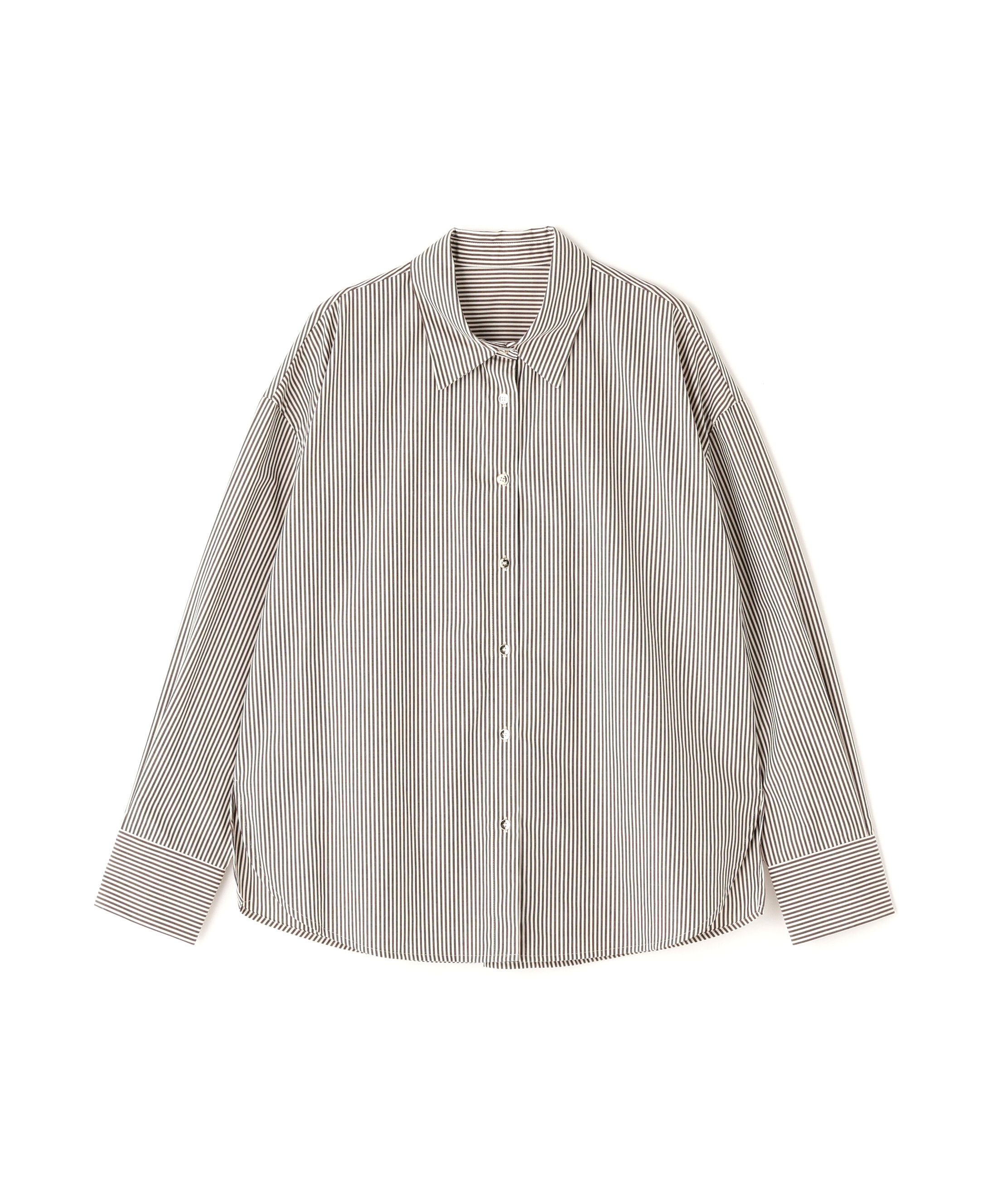  「ゴールドボタンフォルムシャツ」|シャツ・ブラウス|