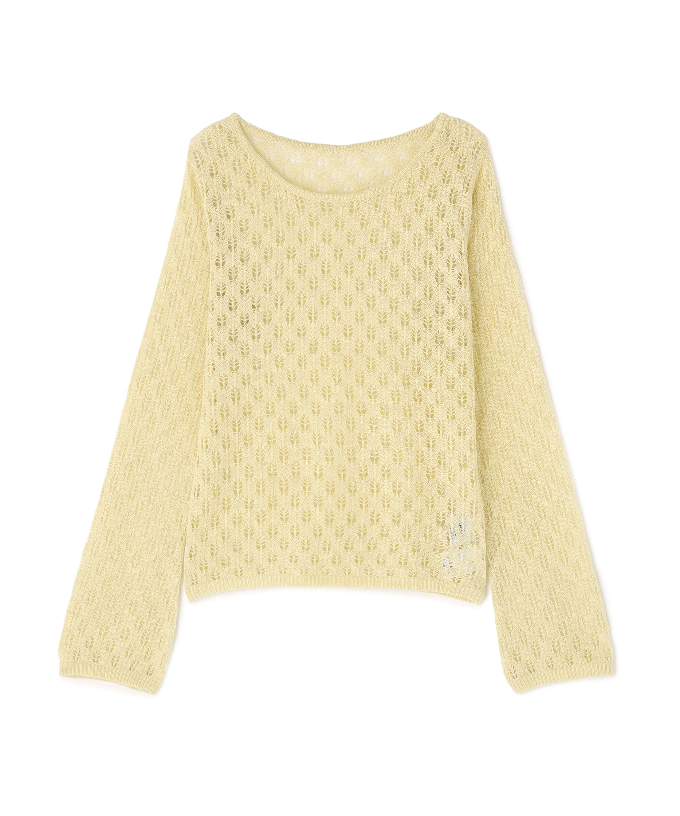  「レースニットプルオーバー」|ニット・セーター|