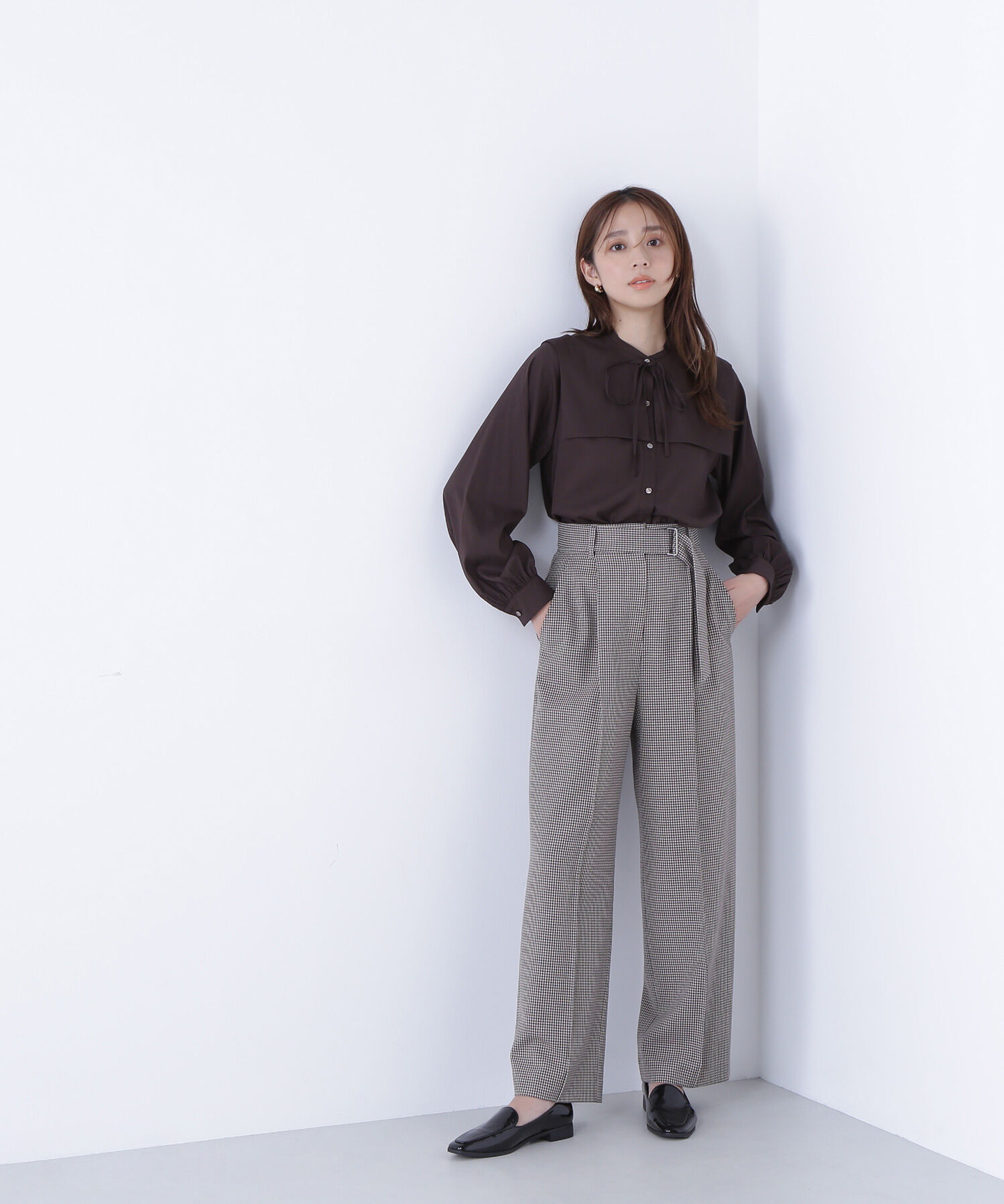  「コンパクトベスト セットアップ ワイドストレートパンツ」|その他|