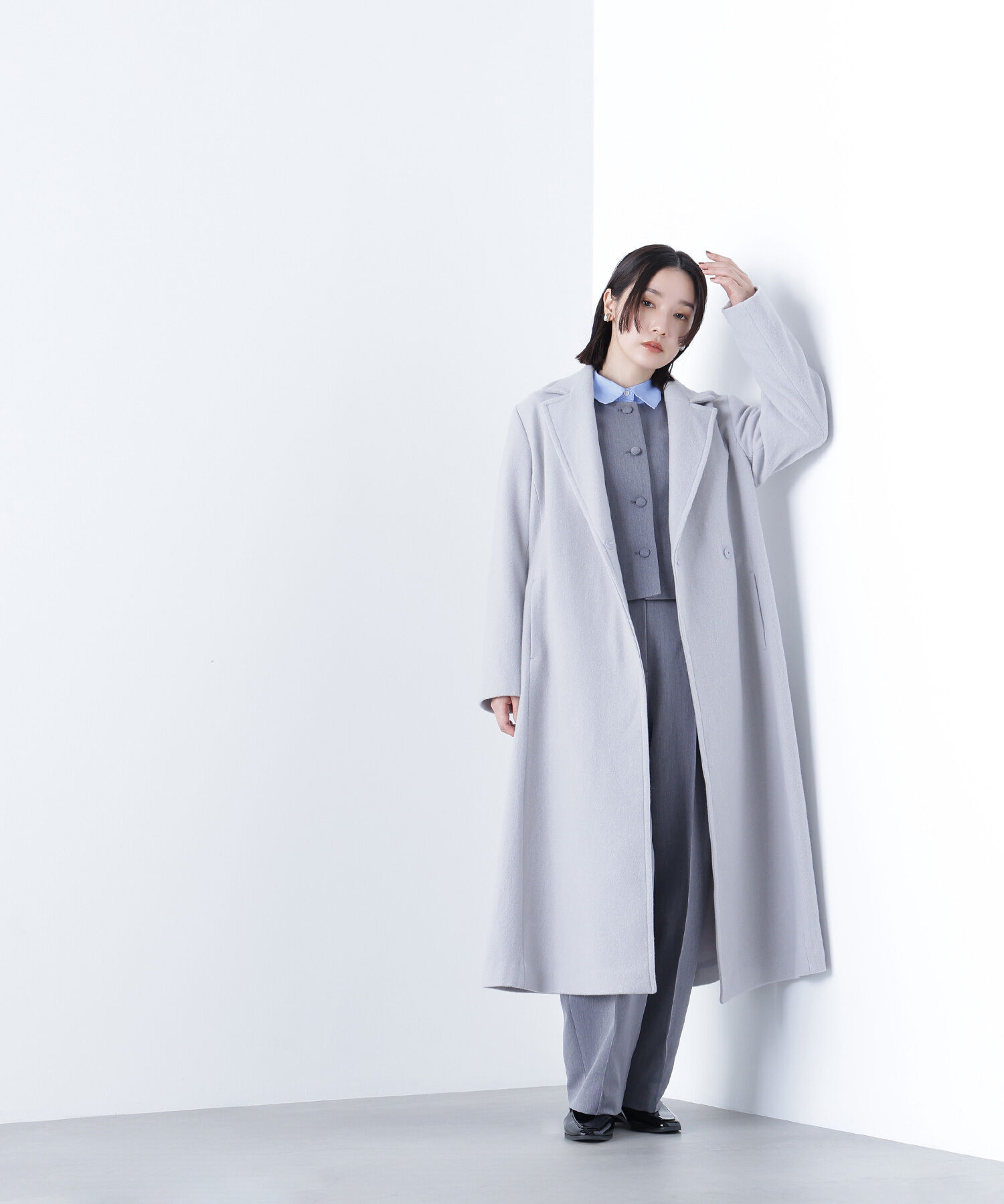  「テーラーベルテッドロングコート」|その他|