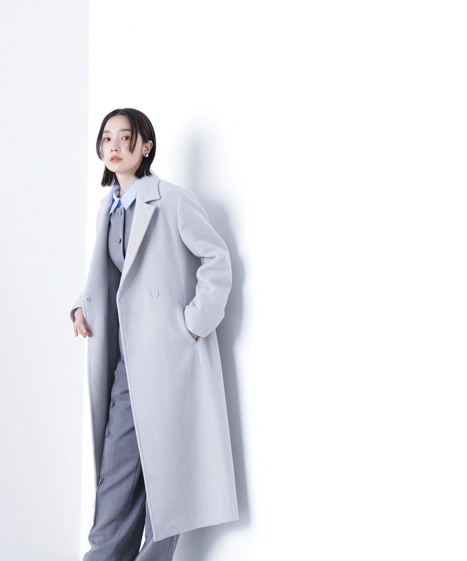  「テーラーベルテッドロングコート」|その他|